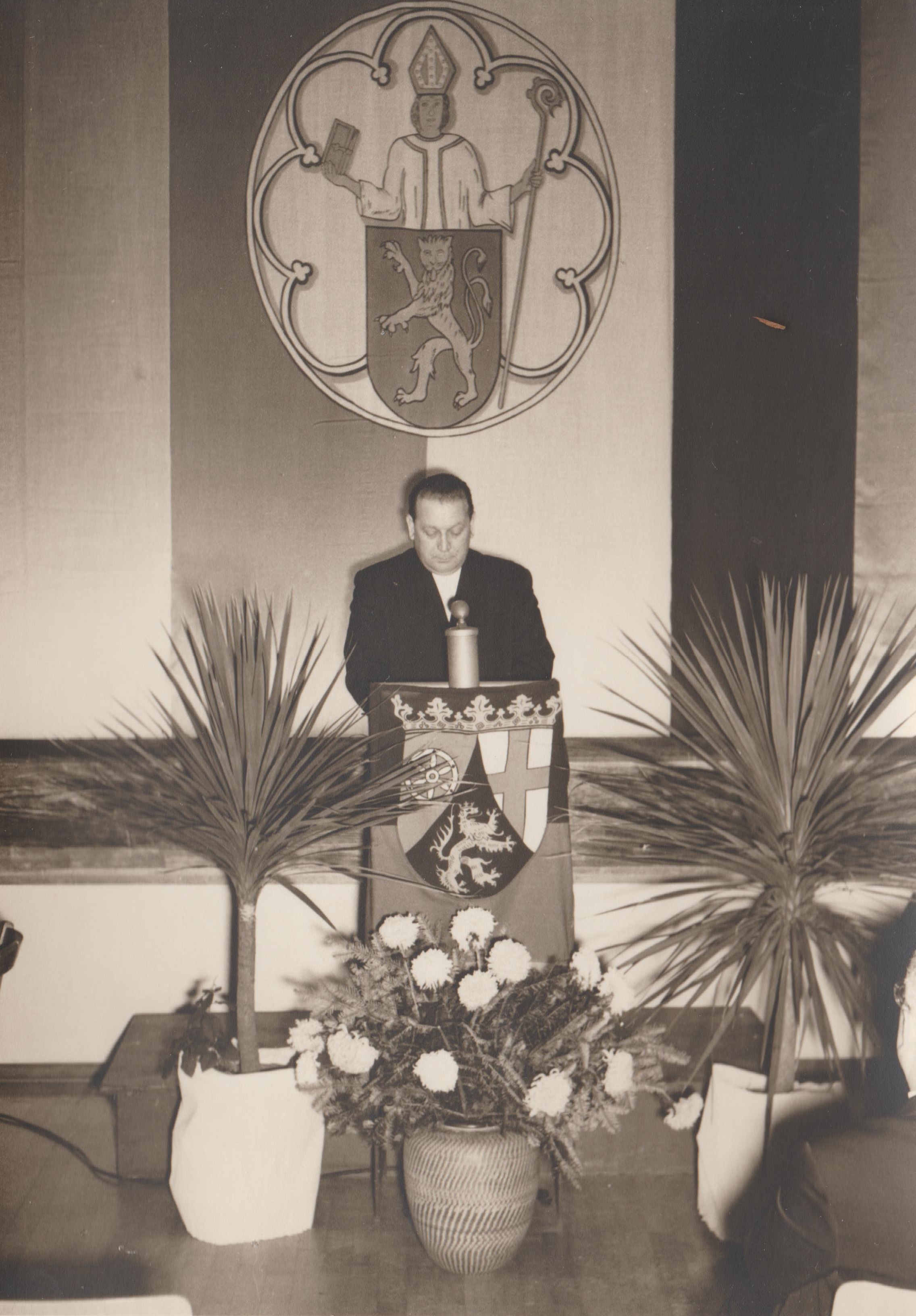 Amtseinführung von Bürgermeister Karl Schön, Bendorf 1967 (REM CC BY-NC-SA)