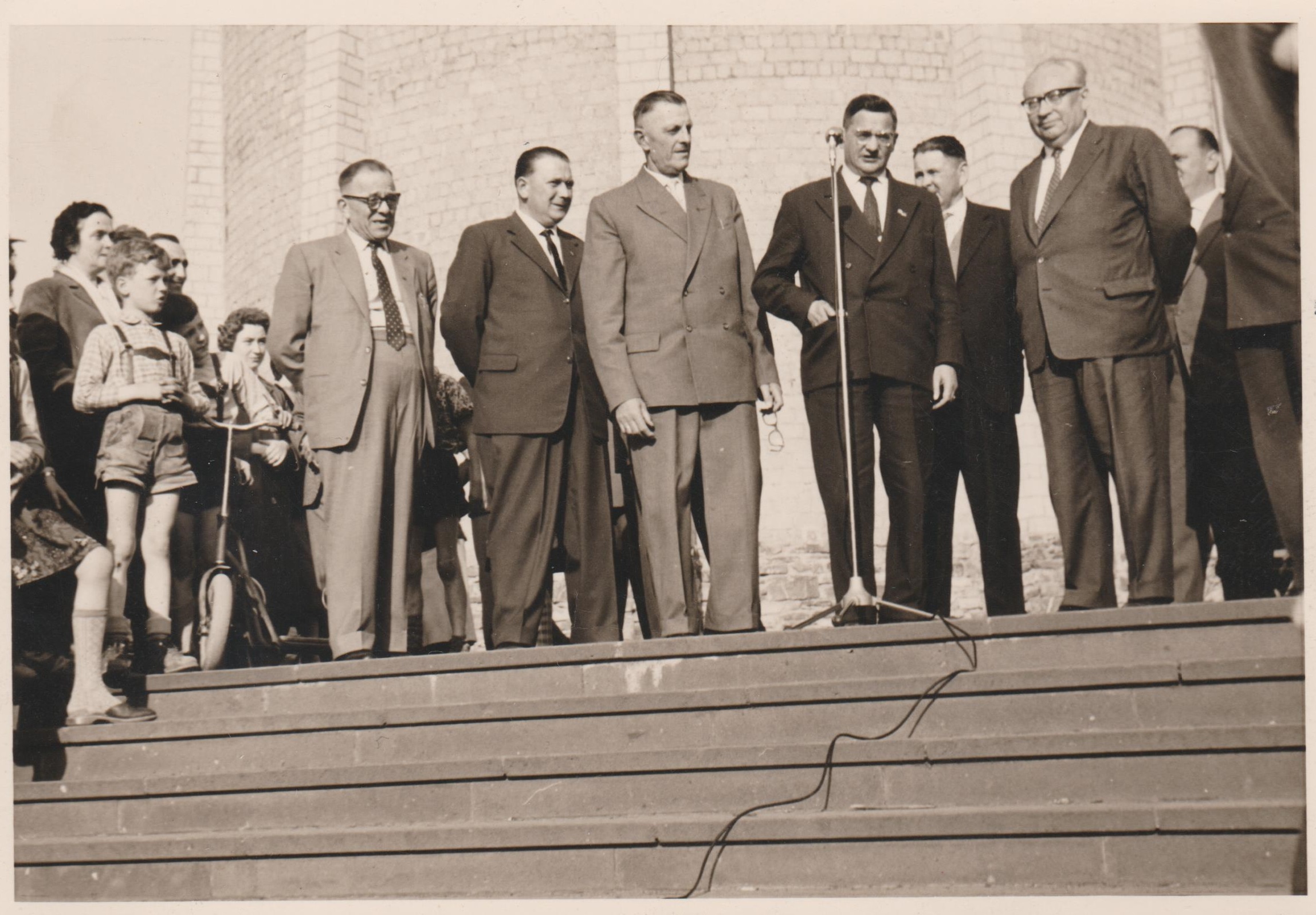 Besuch von Erich Ollenhauer in Bendorf Ende der 1950er Jahre (REM CC BY-NC-SA)