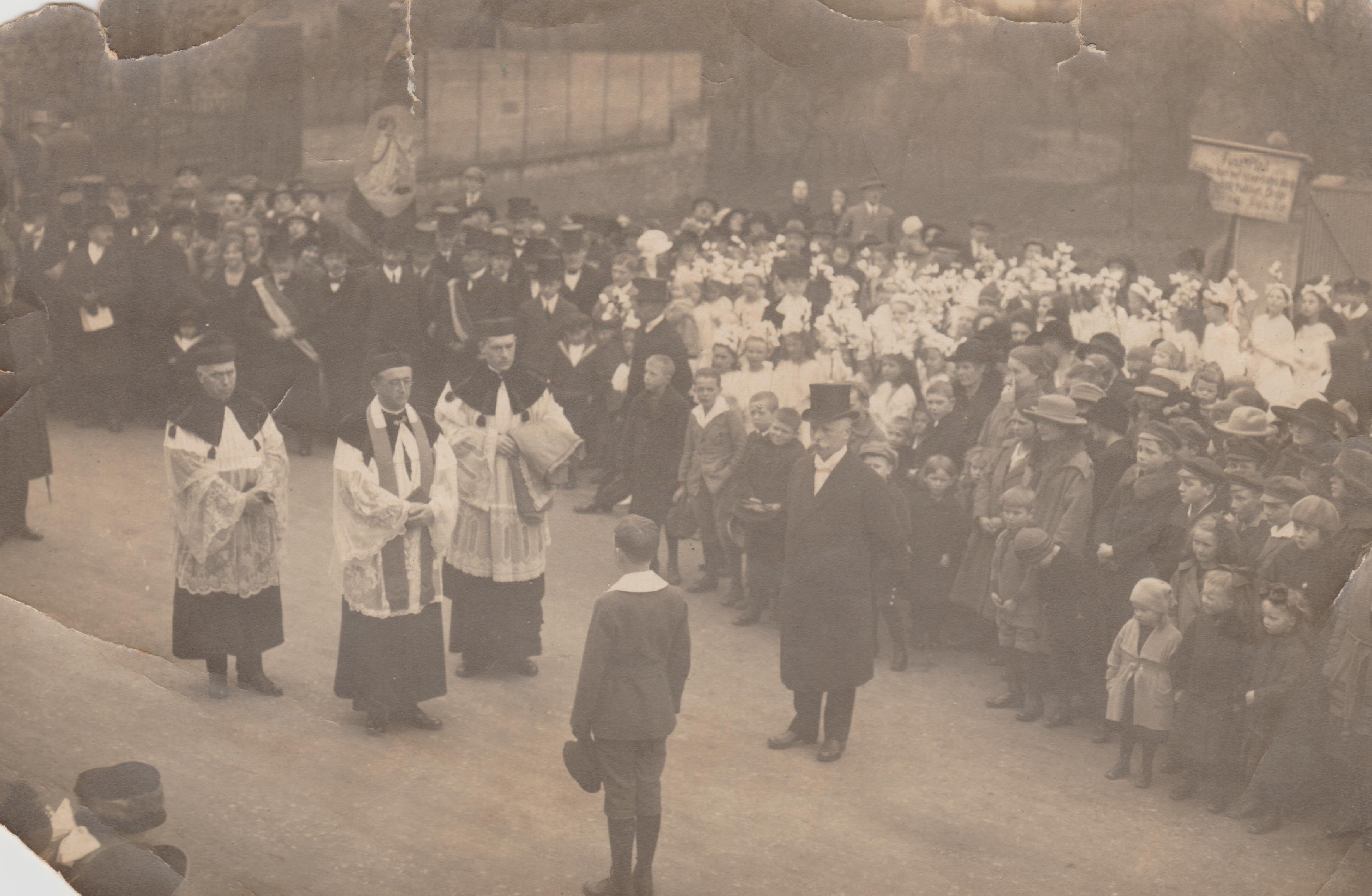 Karl Rautenburg bei seiner Amtseinführung als neuer Pfarrer im Jahre 1924 (REM CC BY-NC-SA)