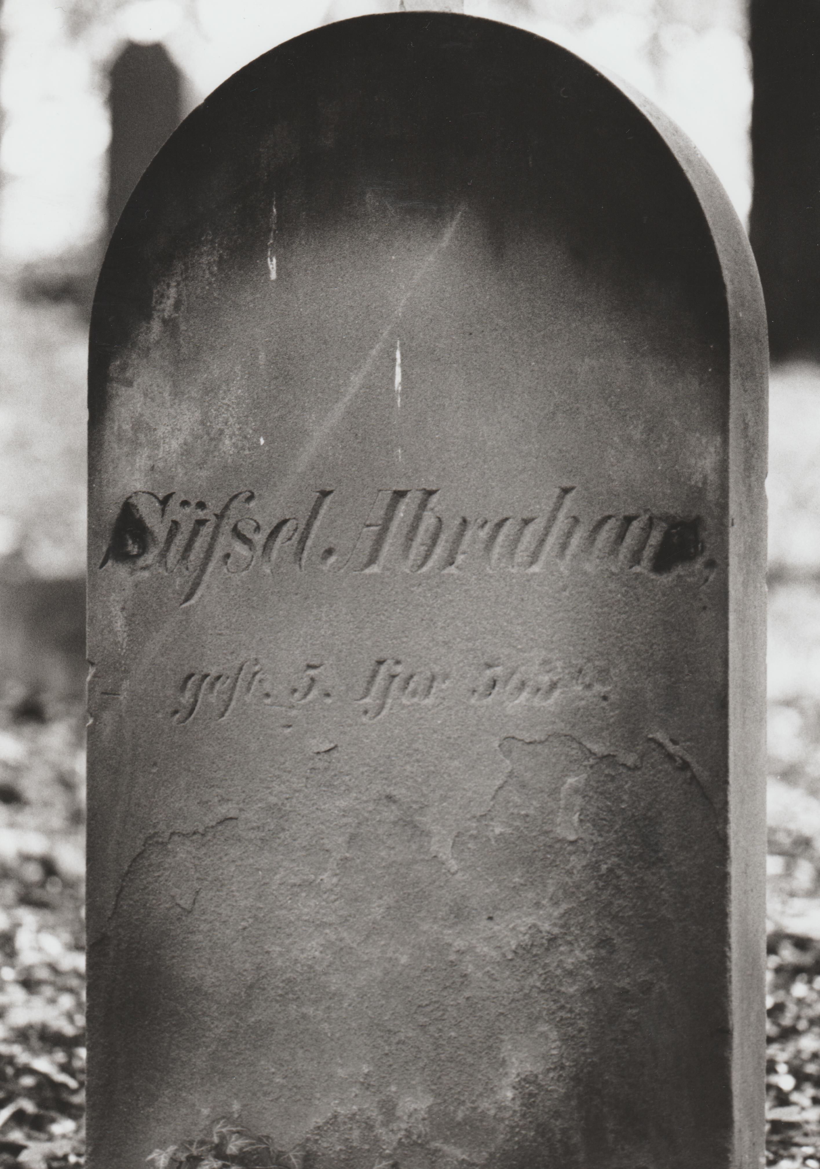 Grabstein von "Süfsel Abraham" auf dem jüdischen Friedhof in Bendorf (REM CC BY-NC-SA)