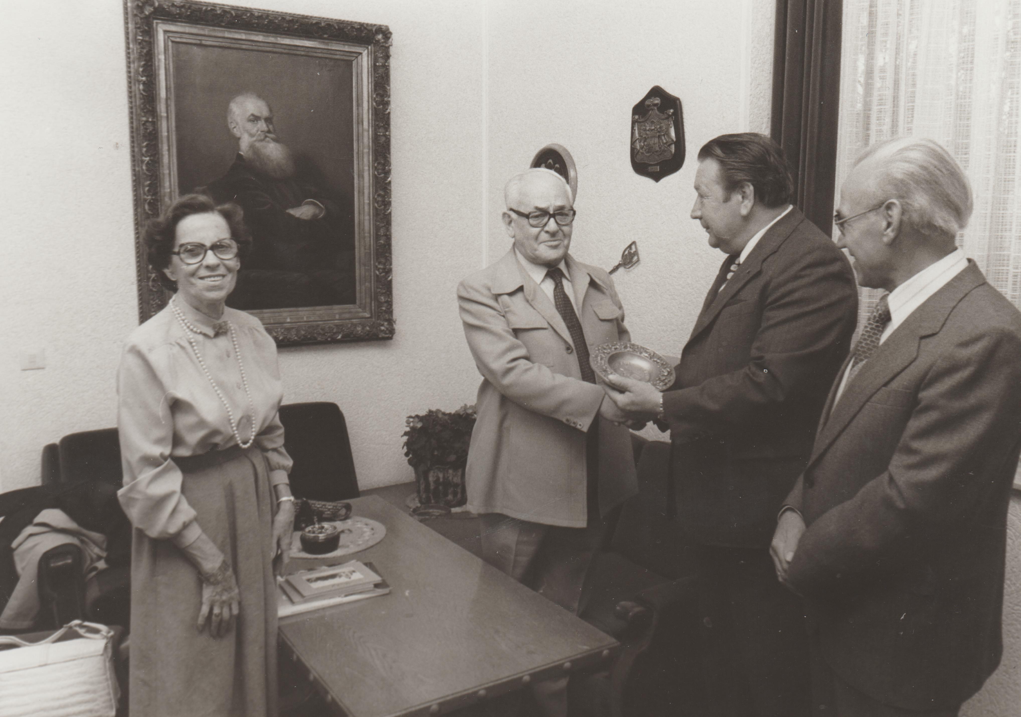Besuch des Ehepaares Okunsky im Rathaus der Stadt Bendorf 1979 (REM CC BY-NC-SA)