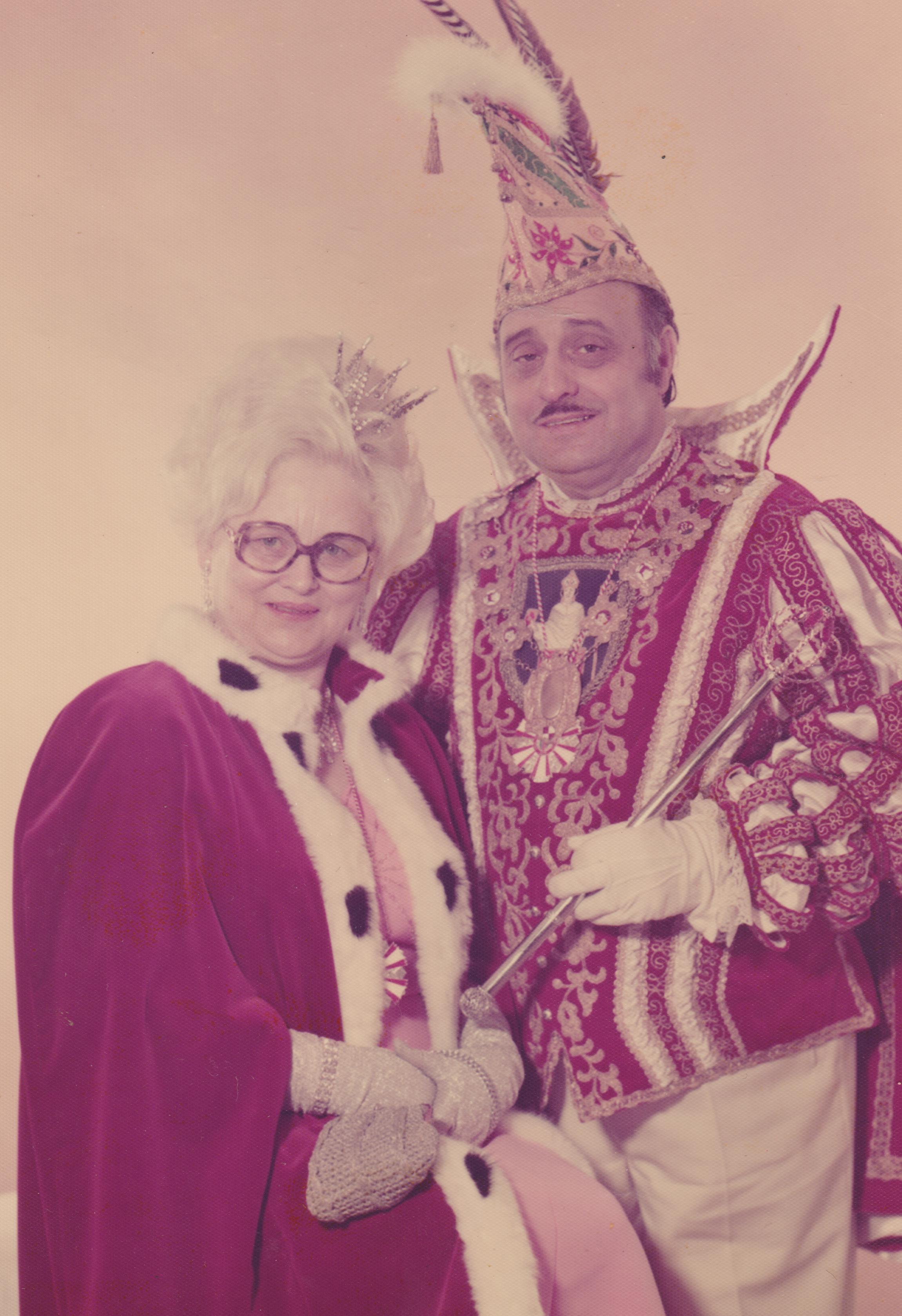 Prinzenpaar im Bendorfer Karneval 1974 (REM CC BY-NC-SA)