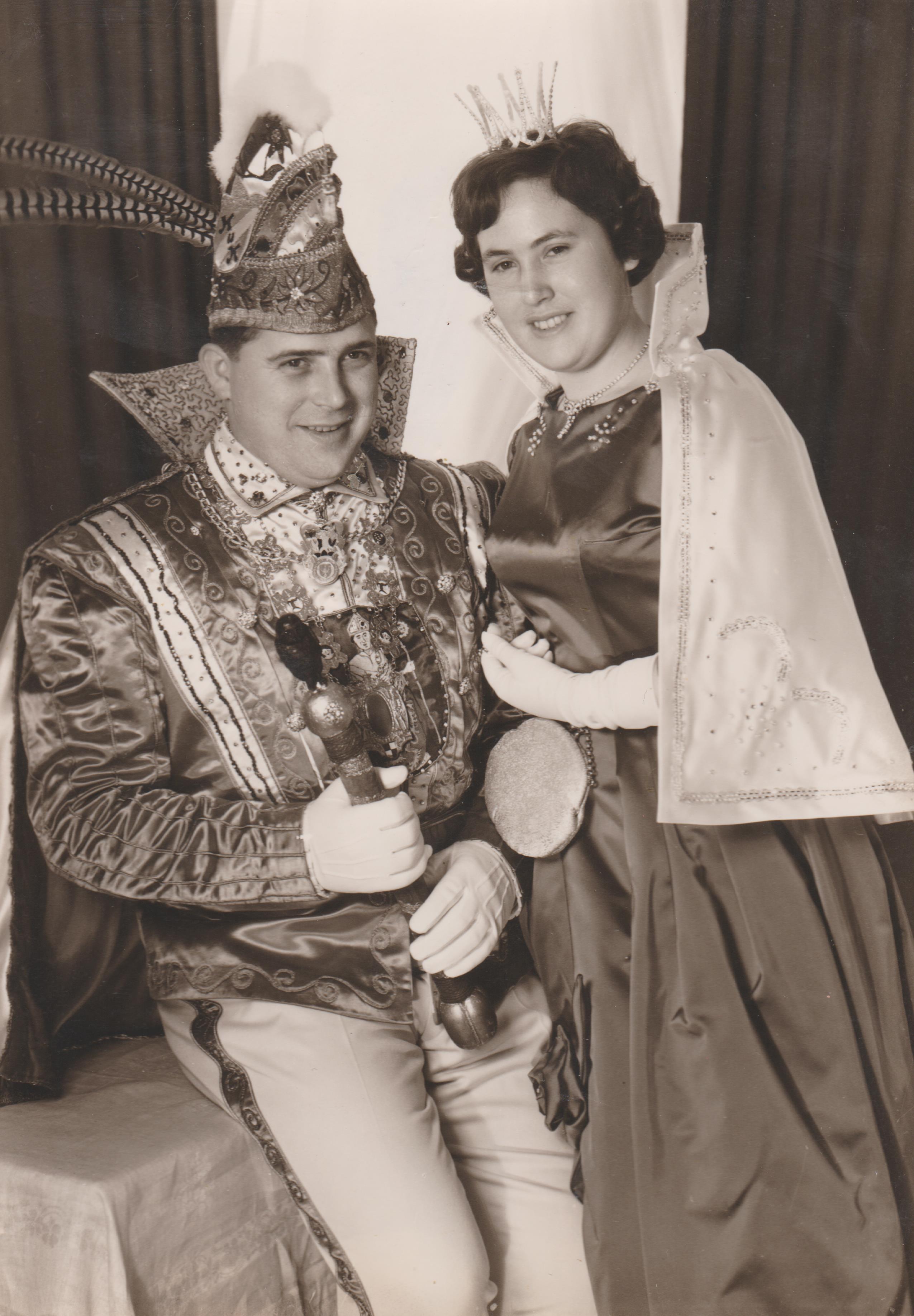 Prinzenpaar im Bendorfer Karneval 1961 (REM CC BY-NC-SA)