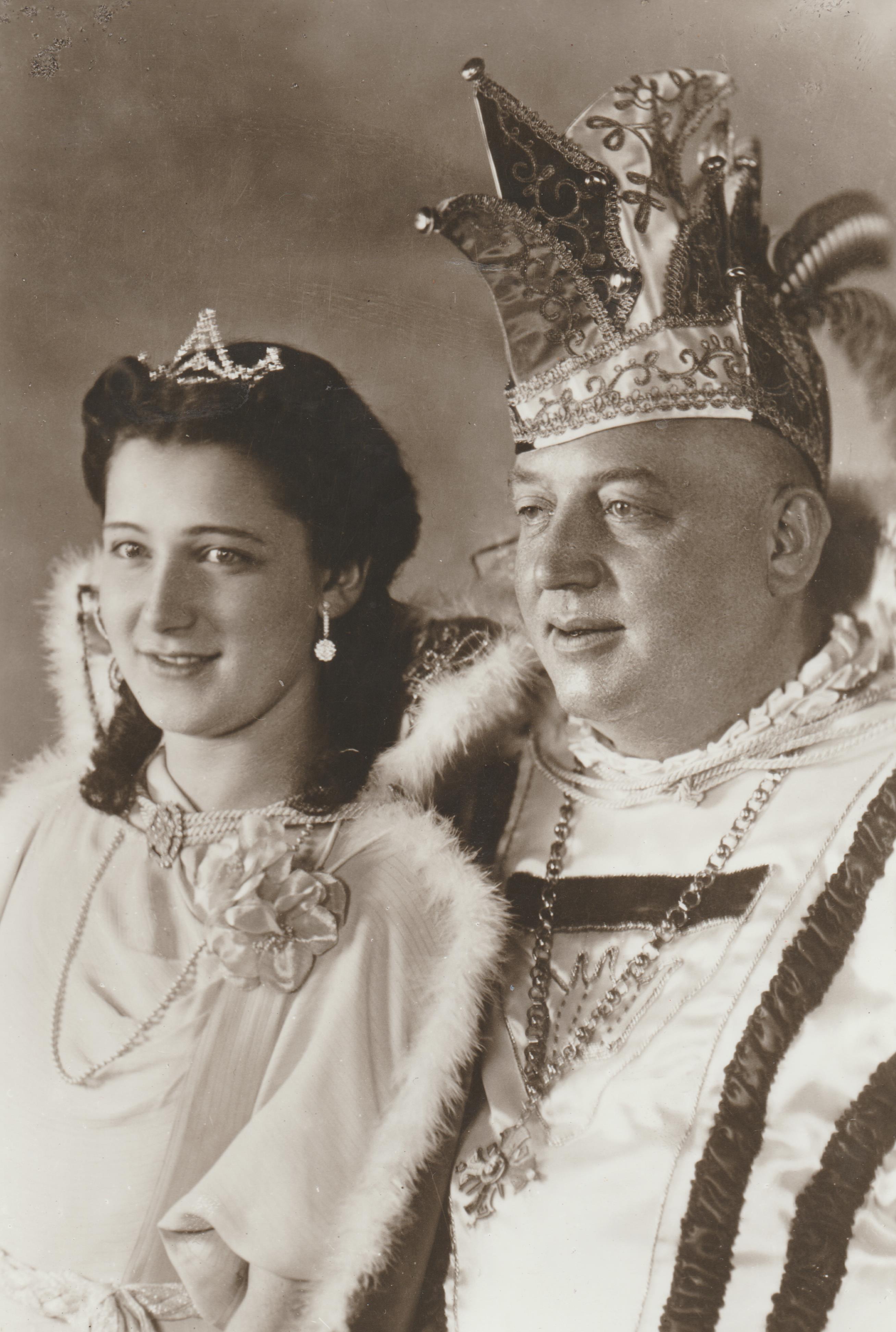 Prinzenpaar im Bendorfer Karneval 1939 (REM CC BY-NC-SA)
