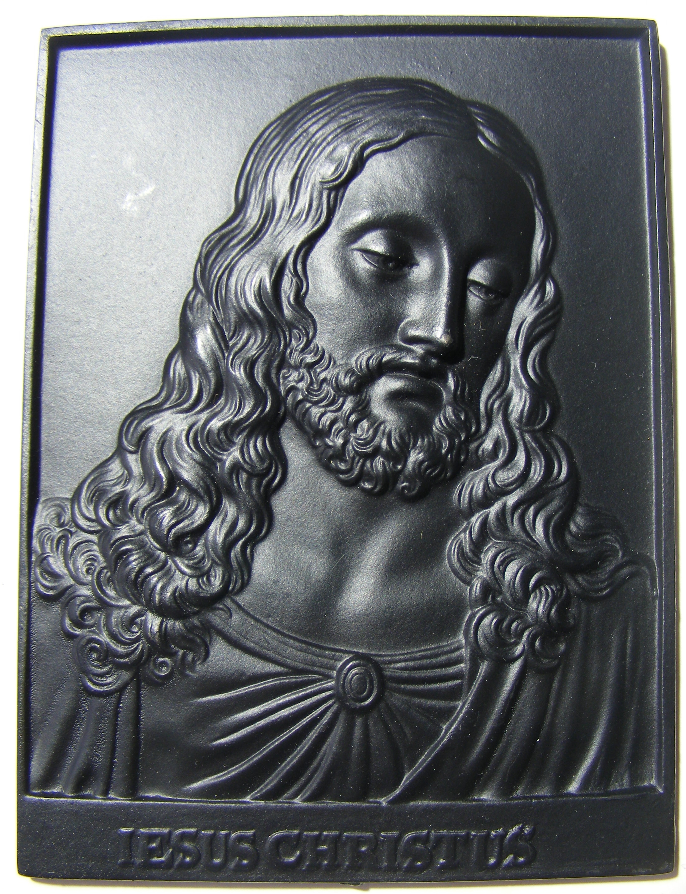 Apostelplakette, Jesus Christus (Rheinisches Eisenkunstguss-Museum CC BY-NC-SA)