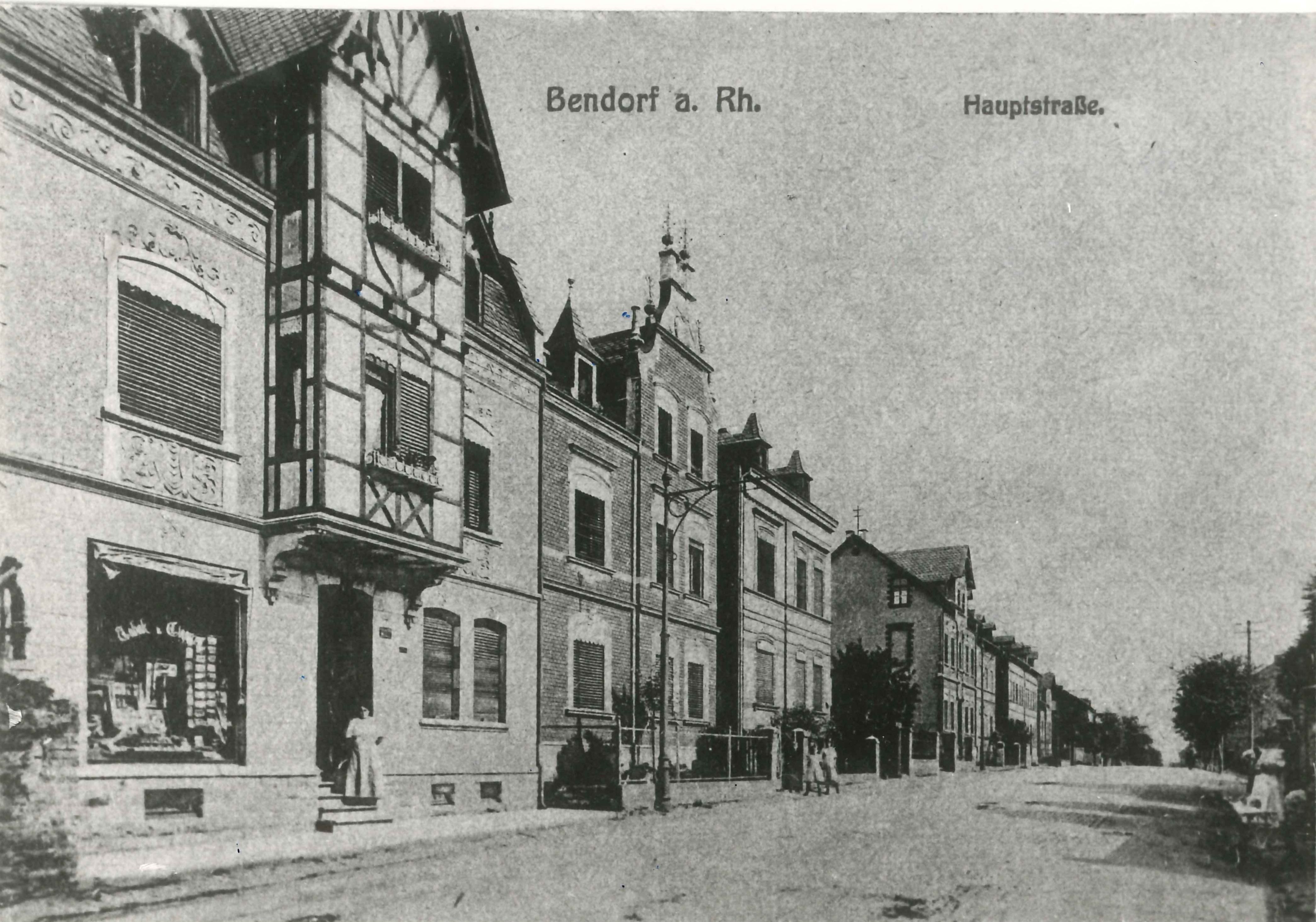 Bendorf Hauptstraße um 1910 (REM CC BY-NC-SA)