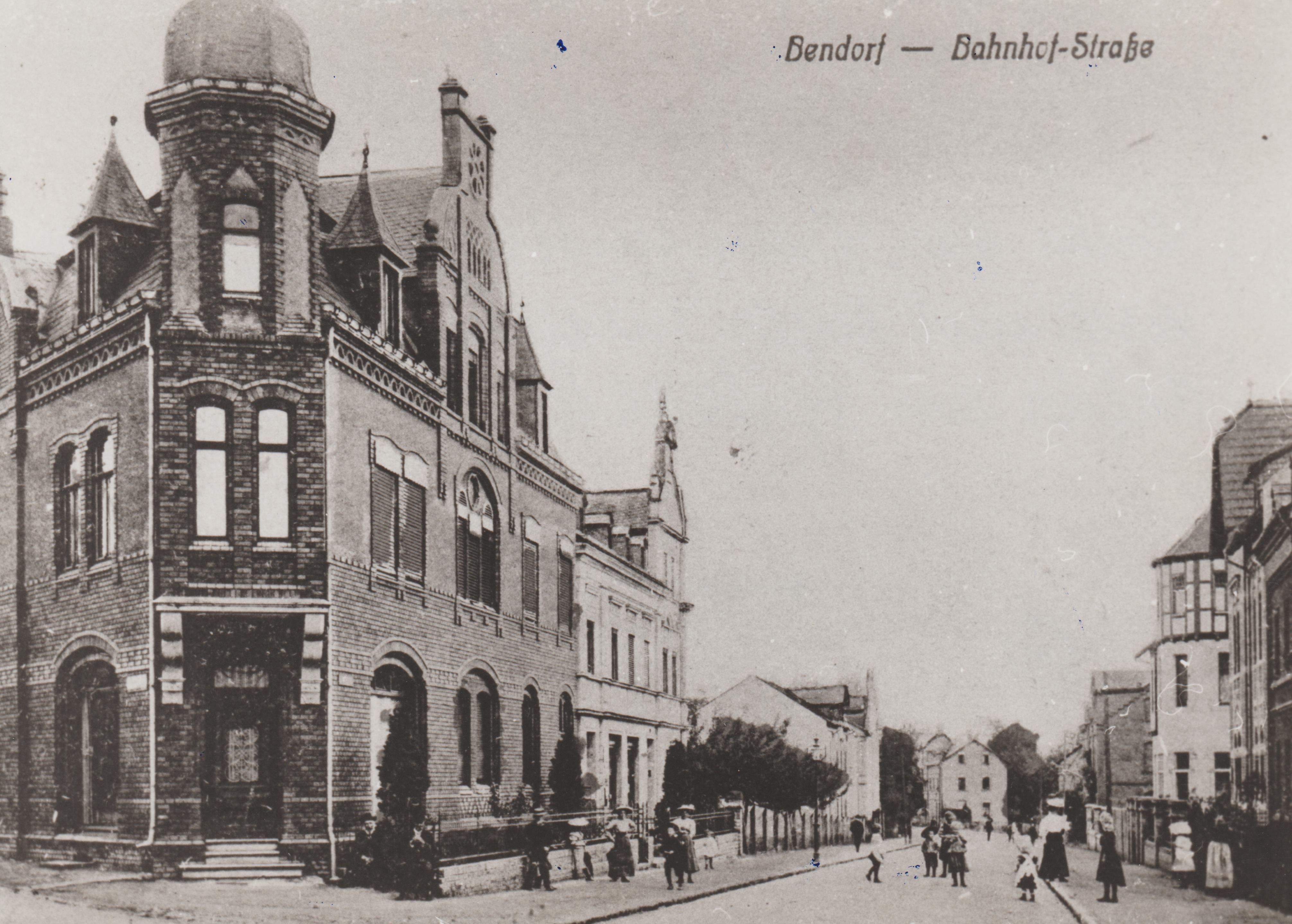 Bendorf Bahnhofstraße um 1910 (REM CC BY-NC-SA)