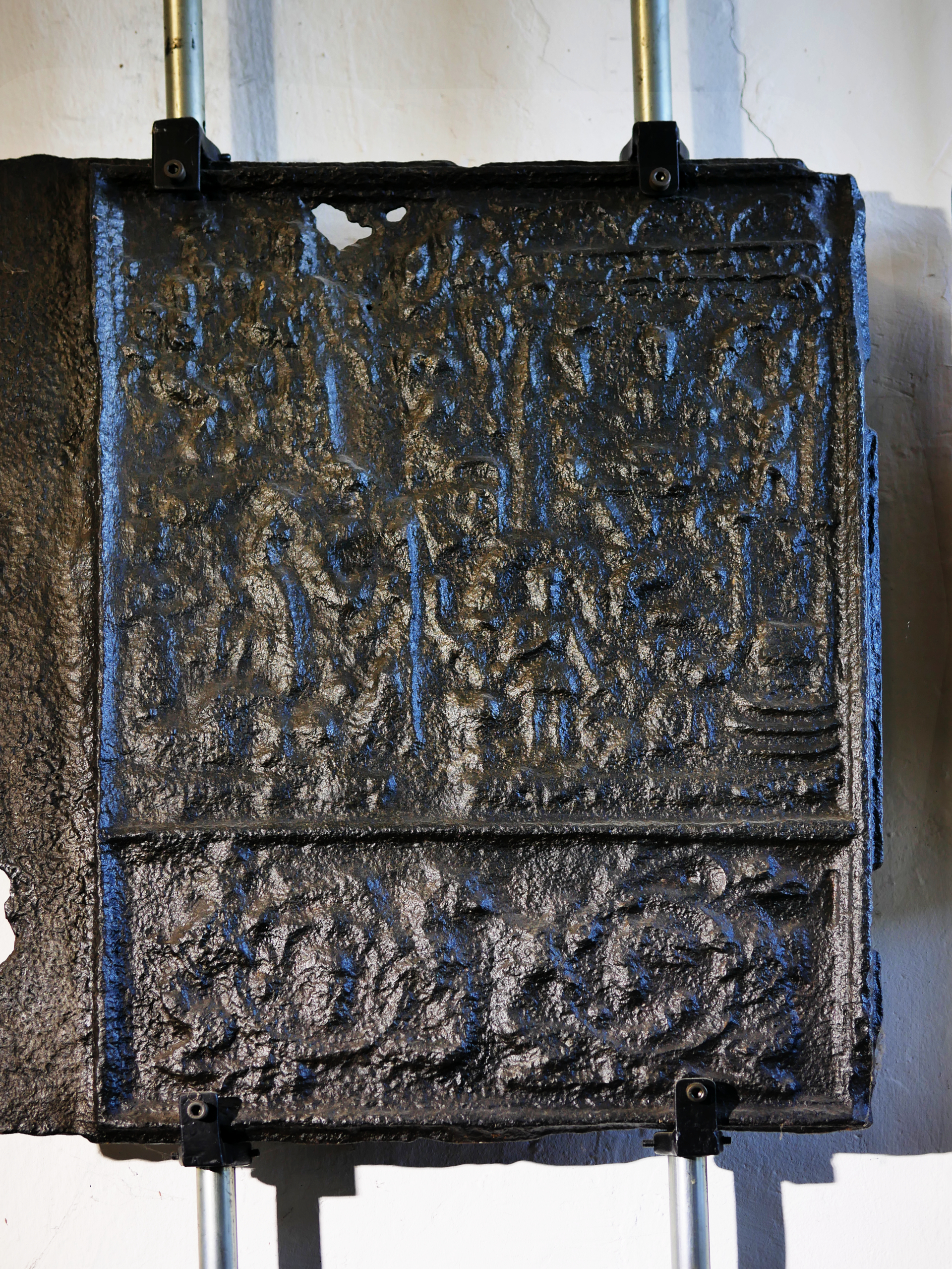 Ofenplatte, Jesus und die Südnerin (Volkskunde- und Freilichtmuseum Roscheider Hof CC0)