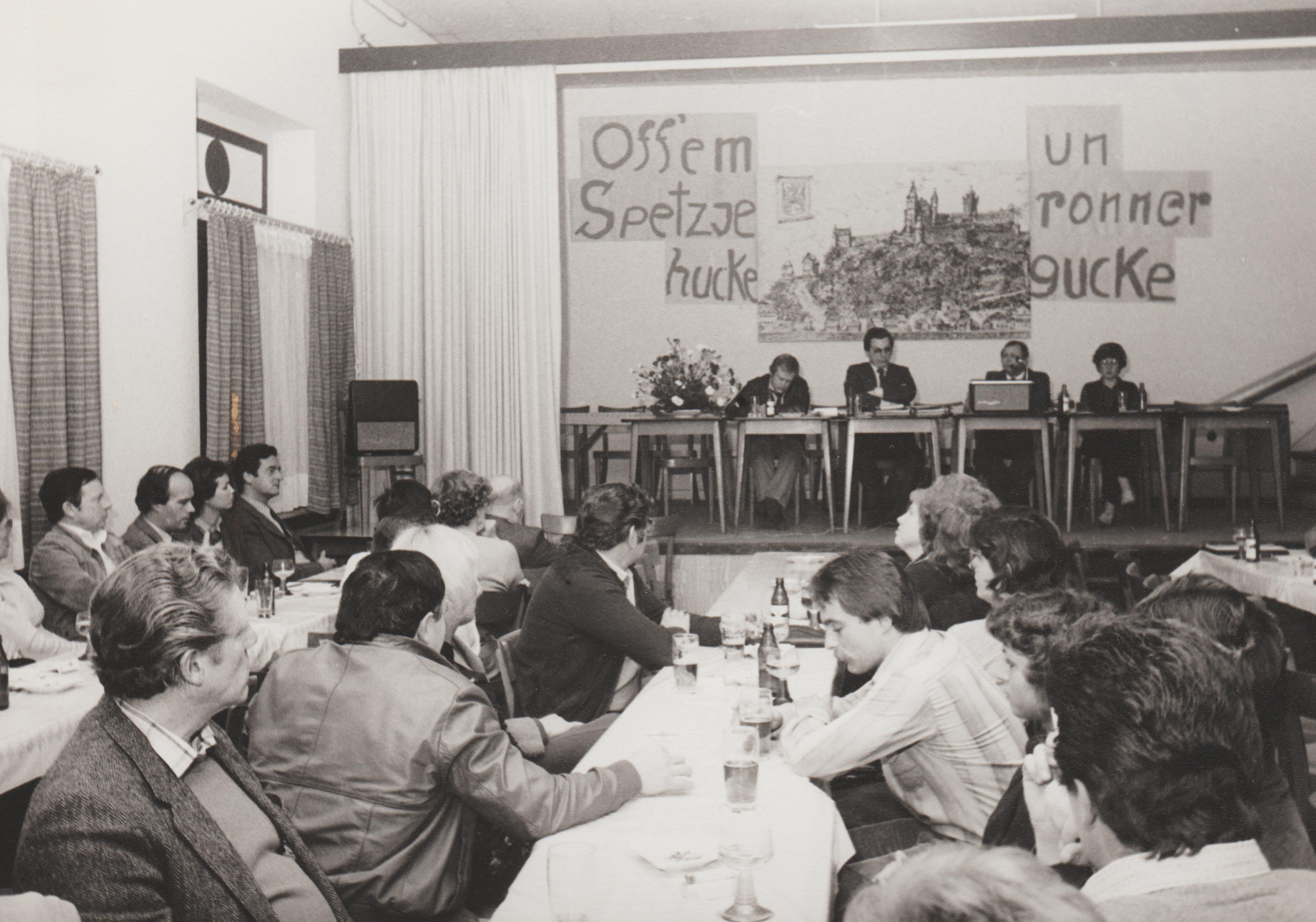 Bürgerversammlung in Sayn, 13.03.1991 (REM CC BY-NC-SA)