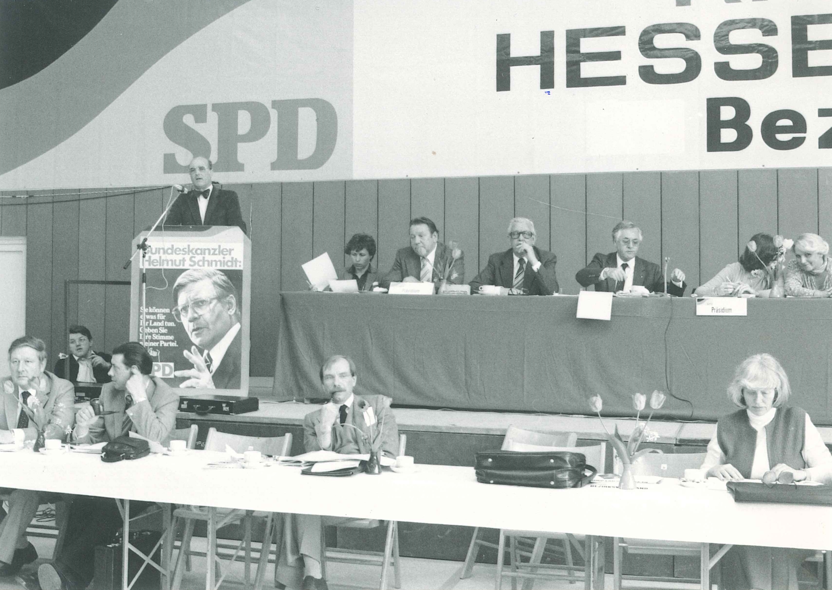 SPD-Bezirksparteitag Stadthalle Bendorf 1980 (REM CC BY-NC-SA)