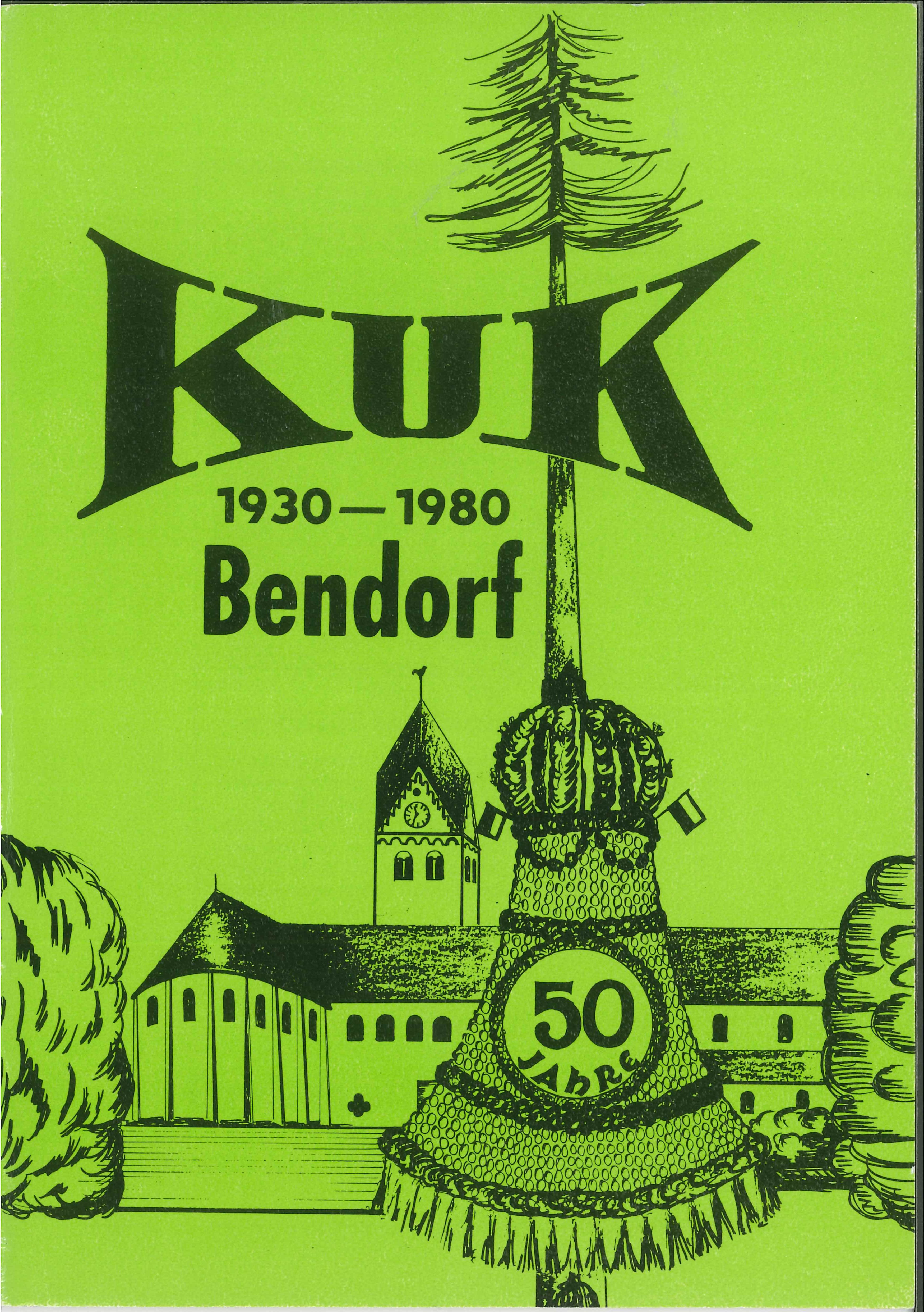 Festschrift 50 Jahre Kirmes der KUK Bendorf 1930-1980 (Rheinisches Eisenkunstguss-Museum CC BY-NC-SA)