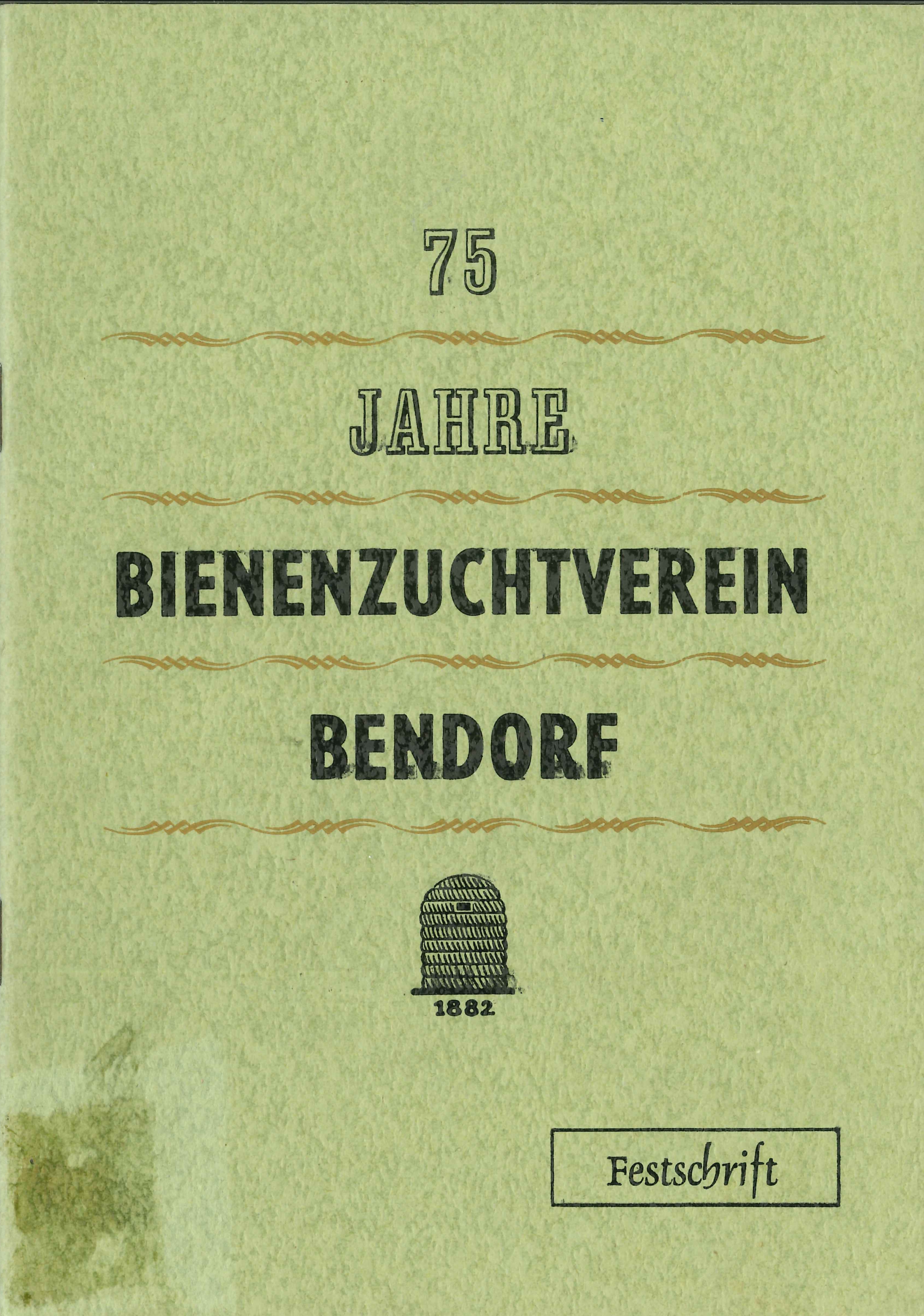 Festschrift Bienenzuchverein 1957 (Rheinisches Eisenkunstguss-Museum CC BY-NC-SA)