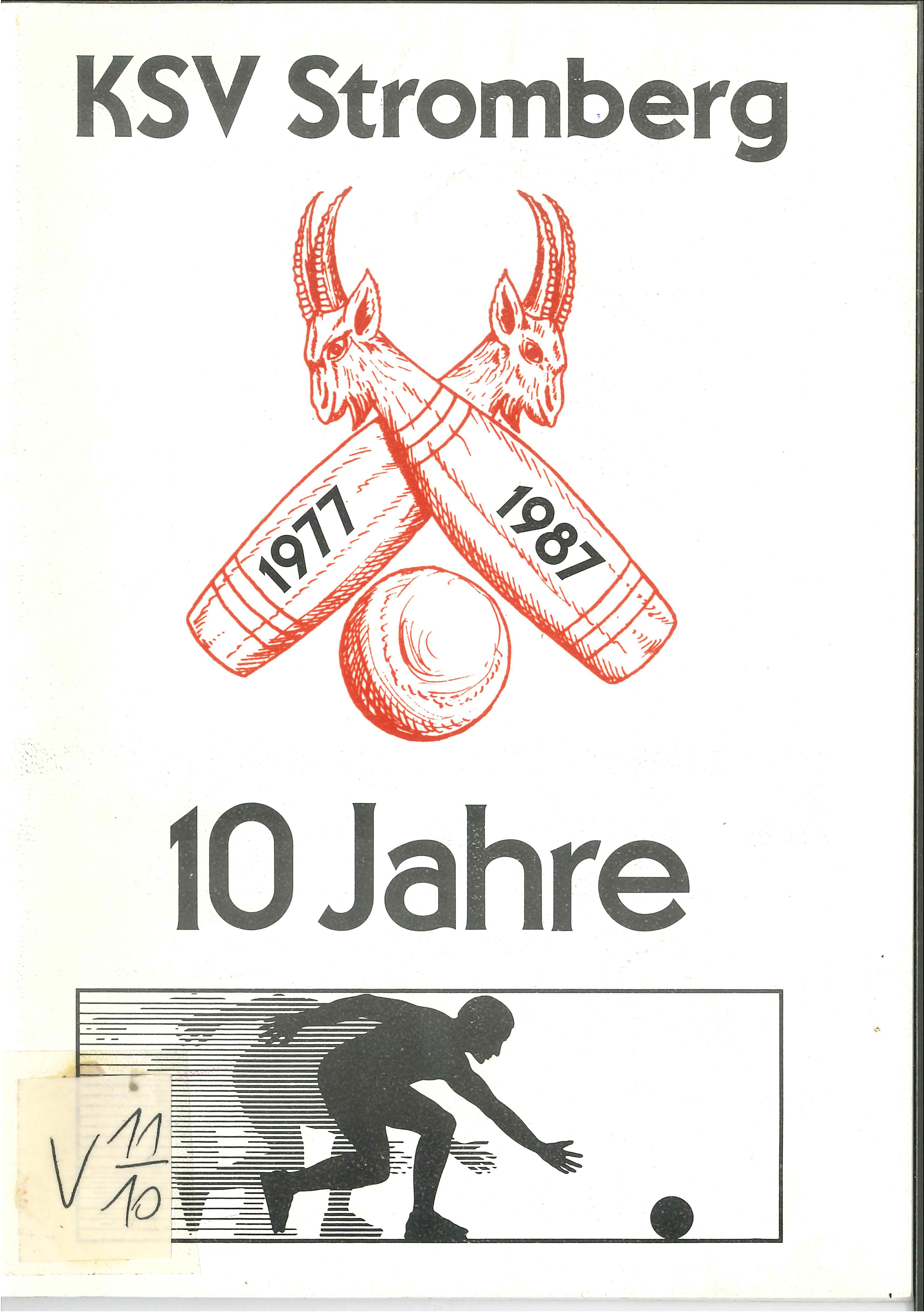 Festschrift KSV Stromberg 1987 (Rheinisches Eisenkunstguss-Museum CC BY-NC-SA)