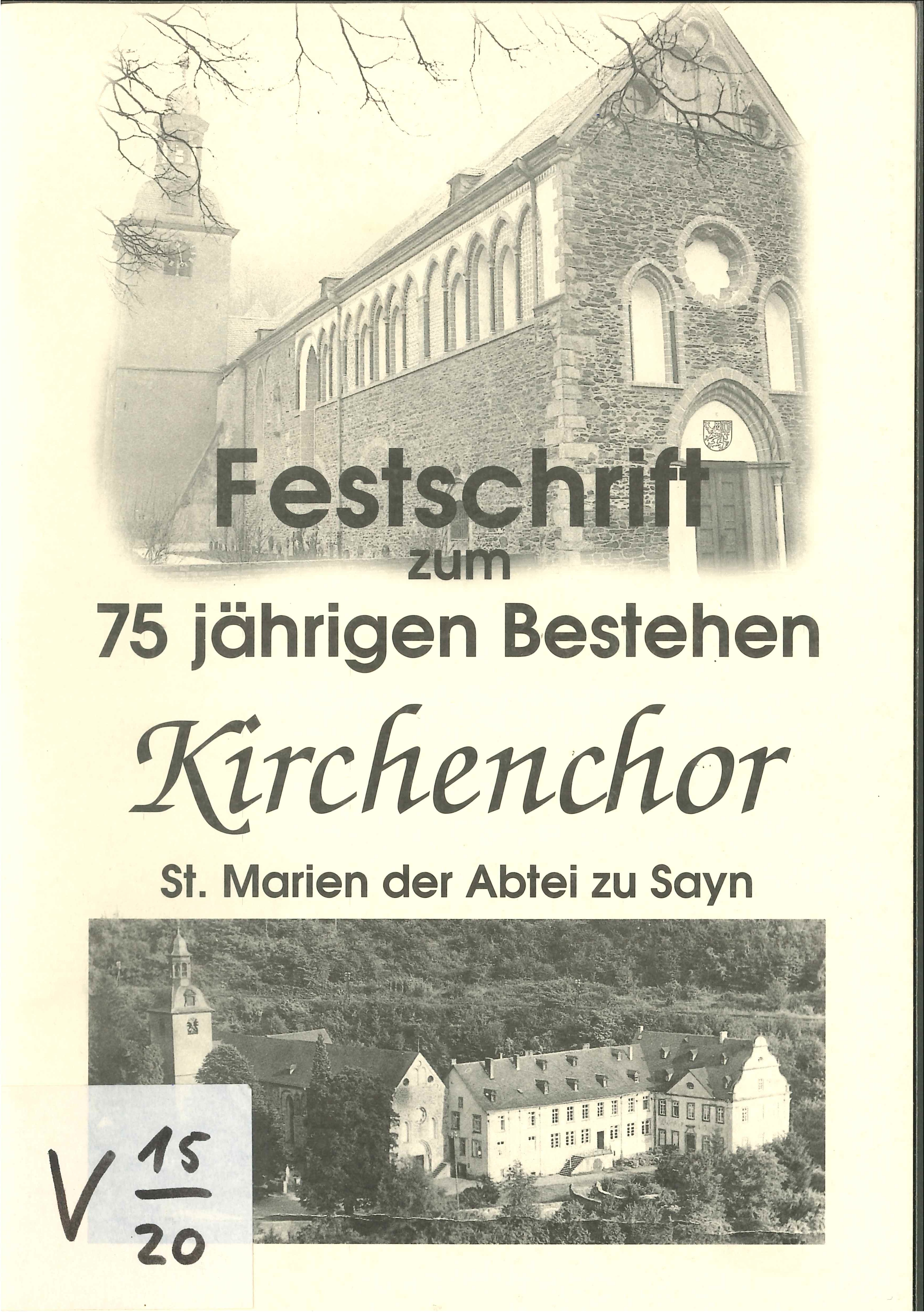 Festschrift Kirchenchor St. Marien Sayn 1997 (Rheinisches Eisenkunstguss-Museum CC BY-NC-SA)