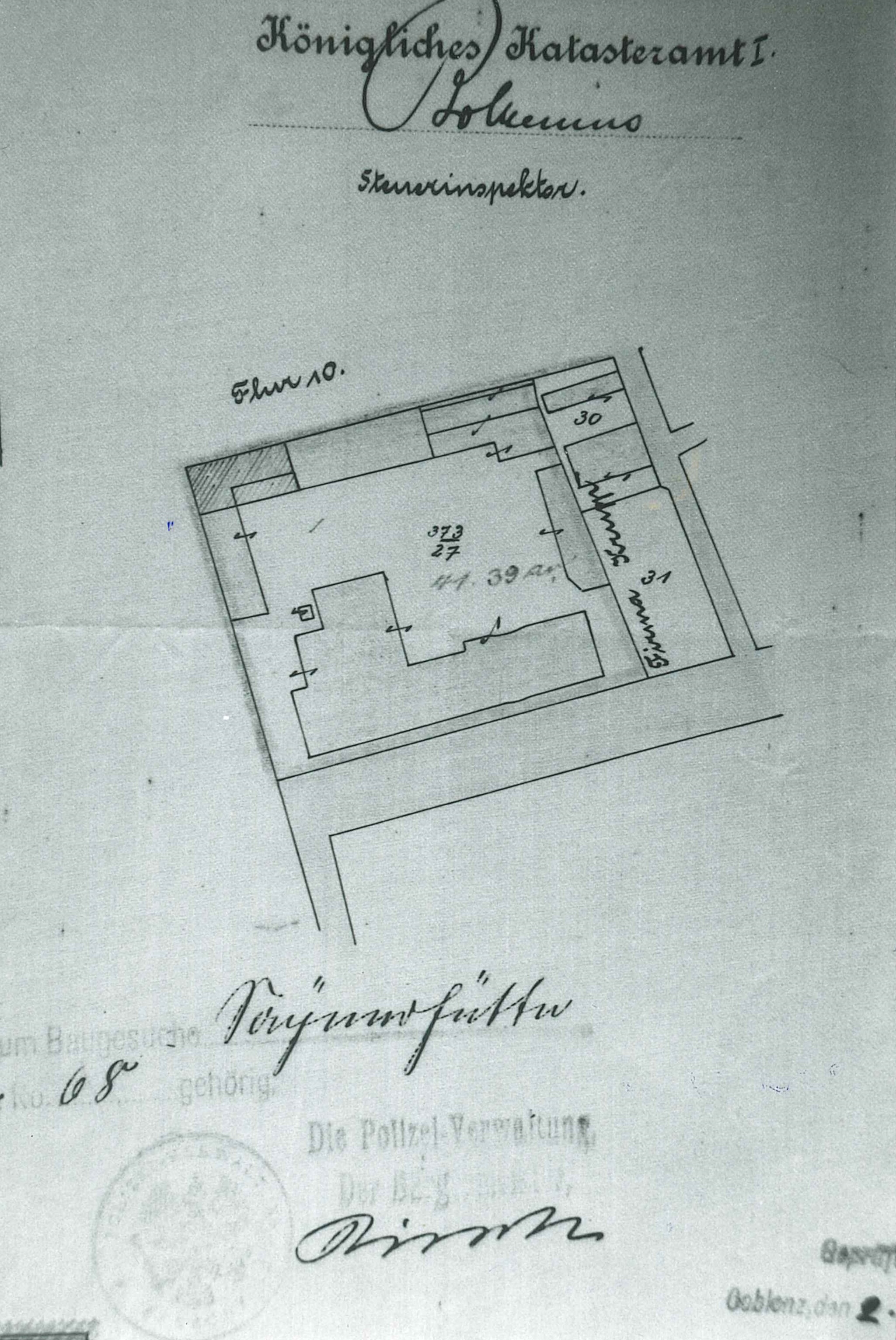 Krupp'sches Erholungsheim in Sayn, Lageplan 1906 (REM CC BY-NC-SA)