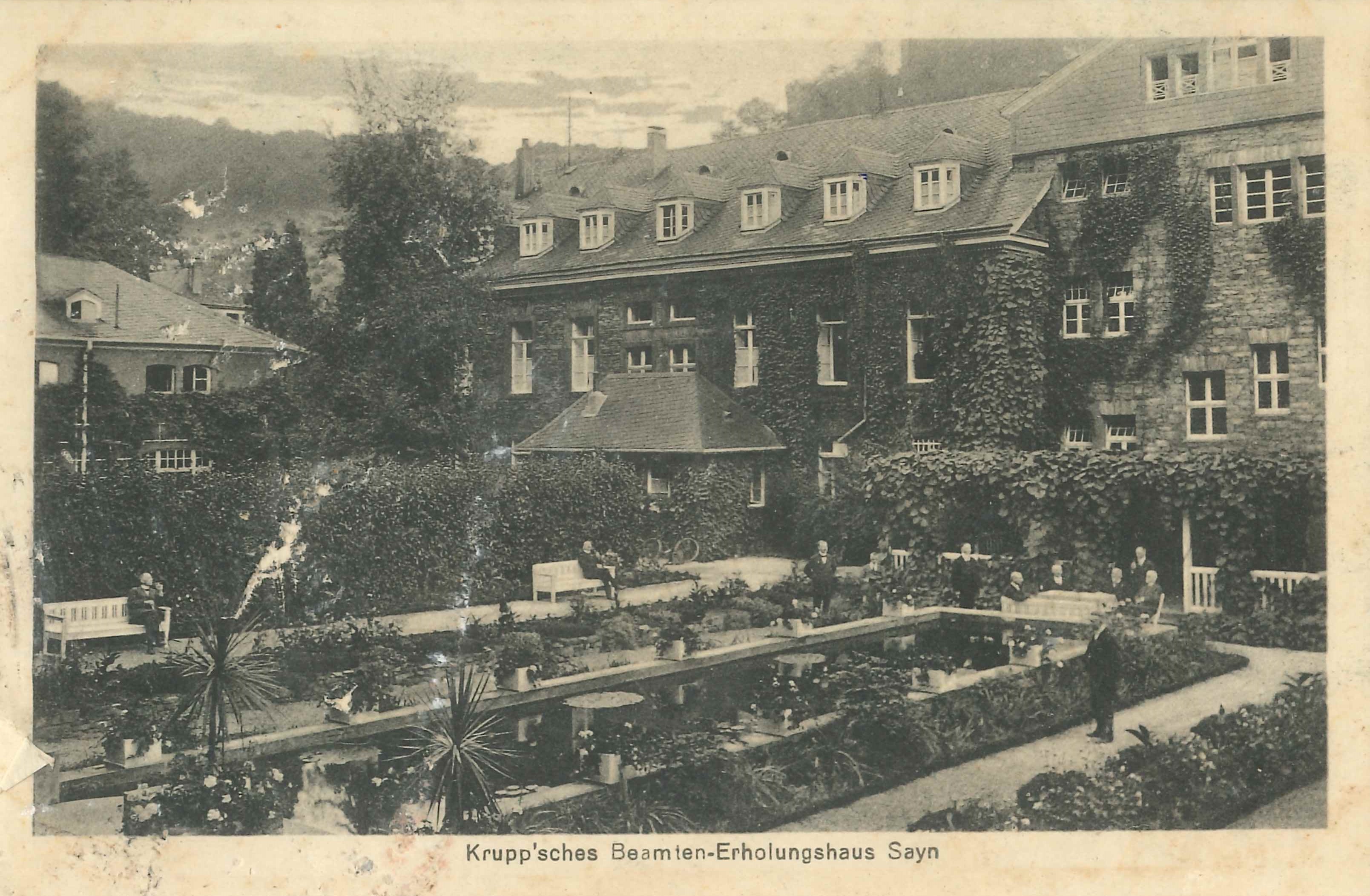 Krupp'sches Erholungsheim in Sayn, Parkanlagen 1922 (REM CC BY-NC-SA)