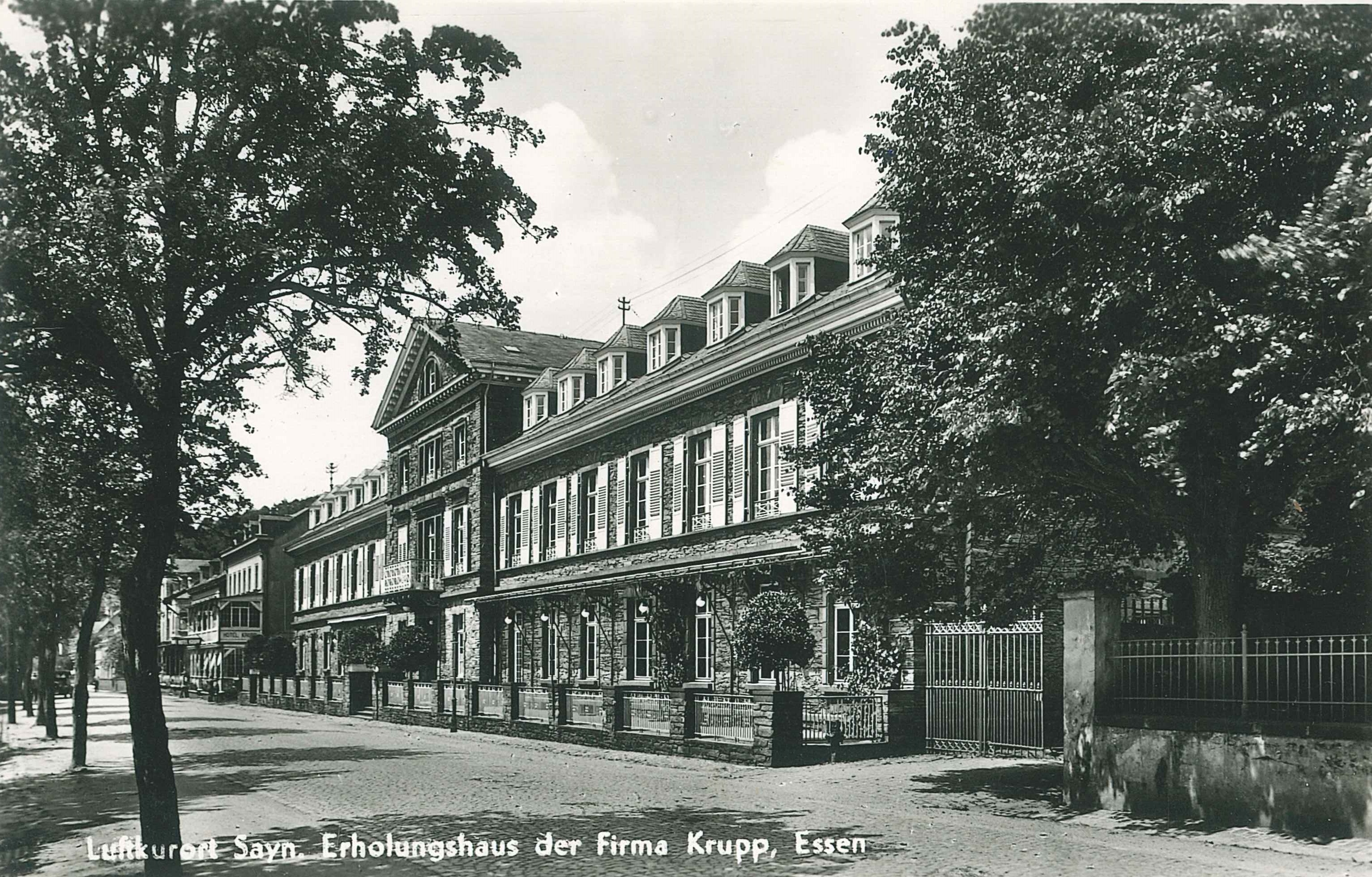 Krupp'sches Erholungsheim in Sayn, Außenfassade (REM CC BY-NC-SA)
