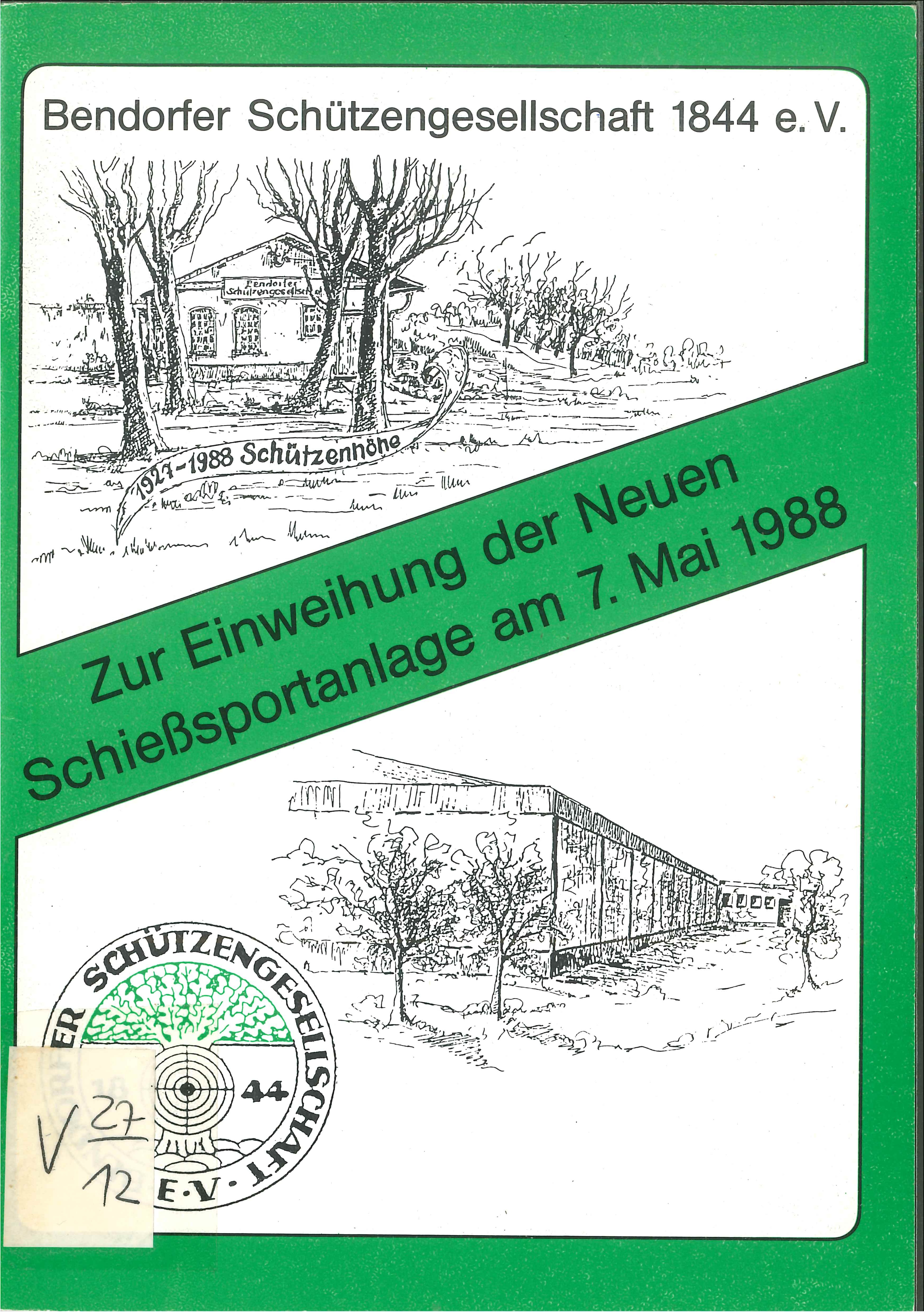 Festschrift zur Einweihung Schießanlage, Bendorf 1988 (Rheinisches Eisenkunstguss-Museum CC BY-NC-SA)
