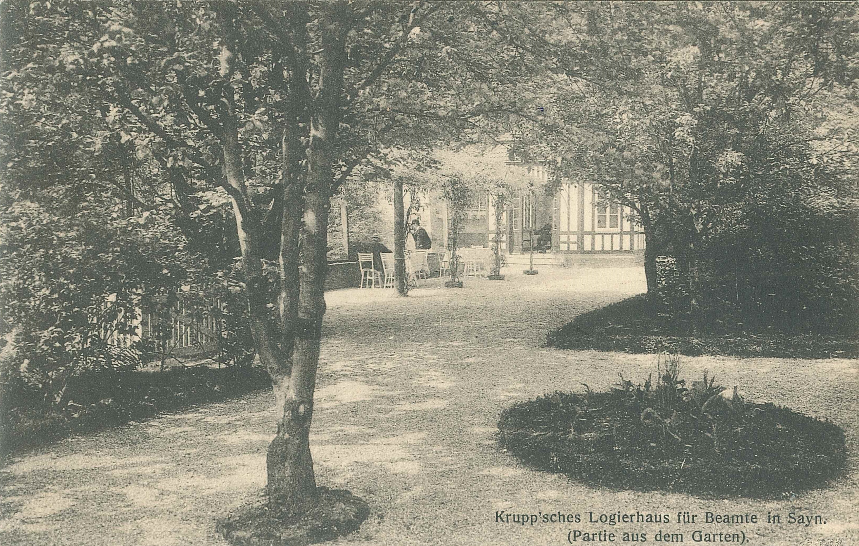 Krupp'sches Erholungsheim in Sayn, Gartenanlagen 1909 (REM CC BY-NC-SA)