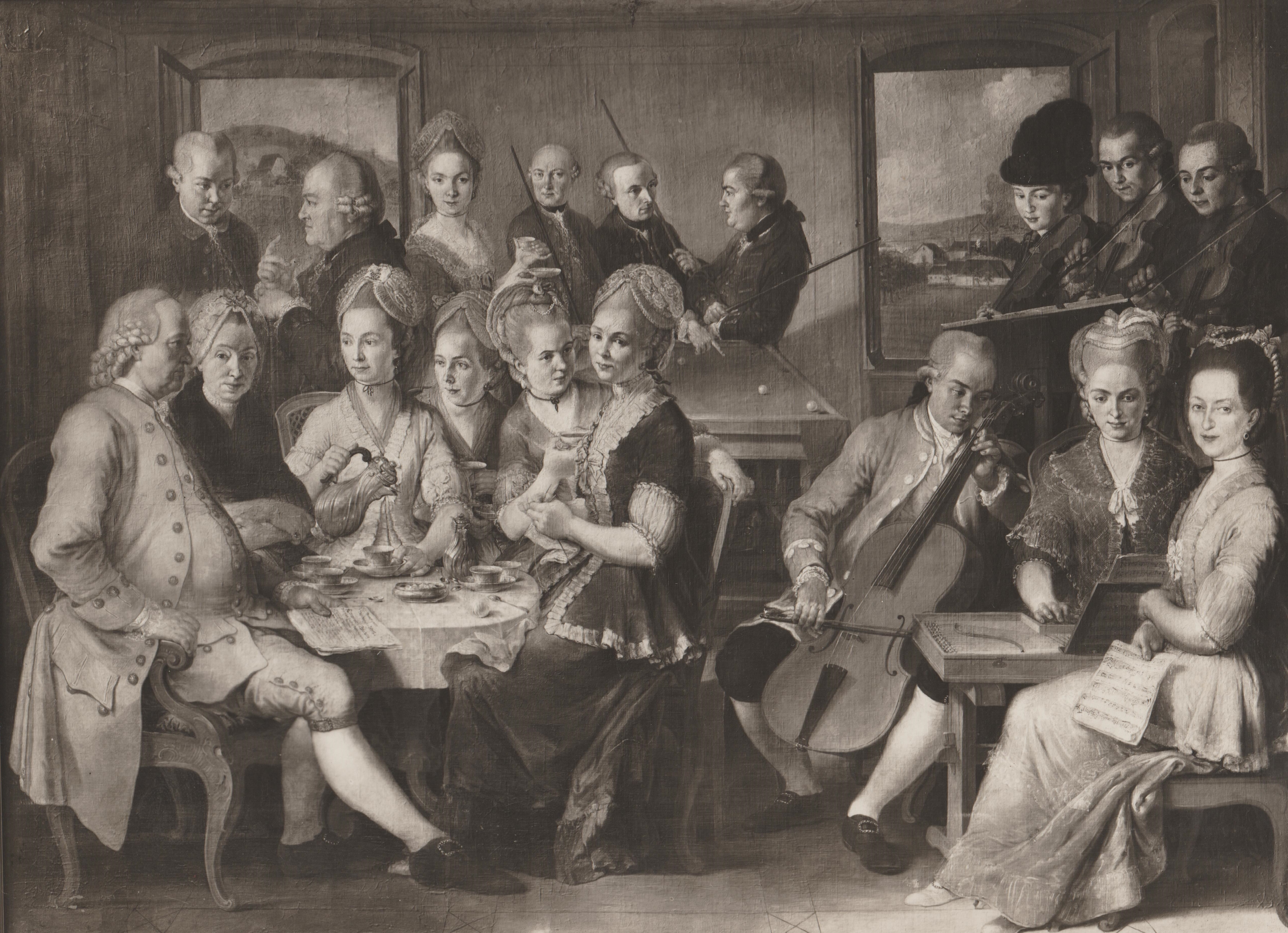 "Die Familie Johannes Remy in Bendorf bei Koblenz”, Gemälde von Januarius Zick, 1776 (REM CC BY-NC-SA)