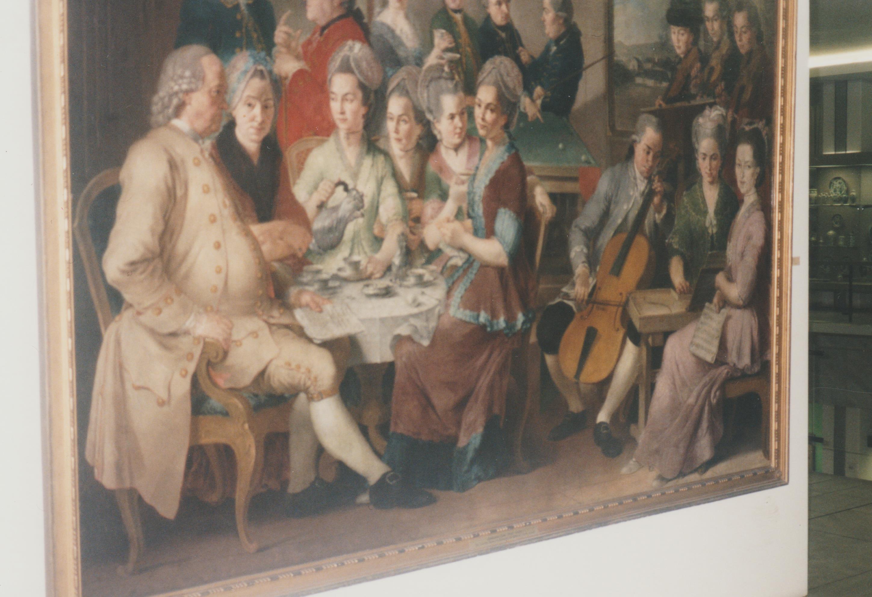 Detailaufnahme, "Die Familie Johannes Remy in Bendorf bei Koblenz”, Gemälde von Januarius Zick, 1776 (REM CC BY-NC-SA)