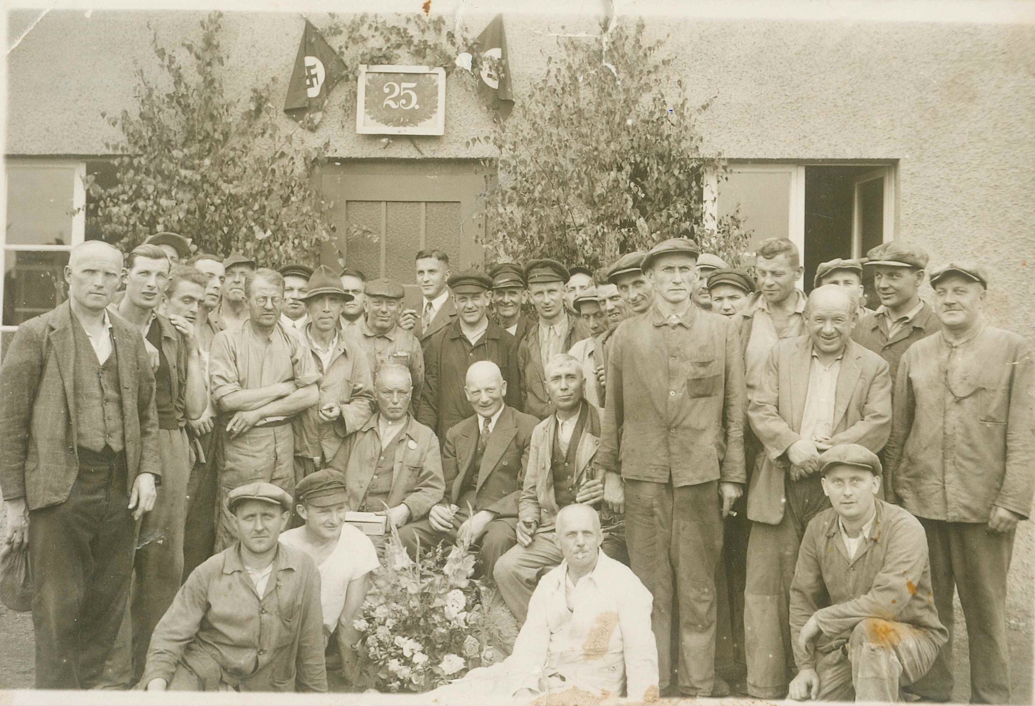 Belegschaft Concordiahütte Mülhofen 1939/40 (REM CC BY-NC-SA)