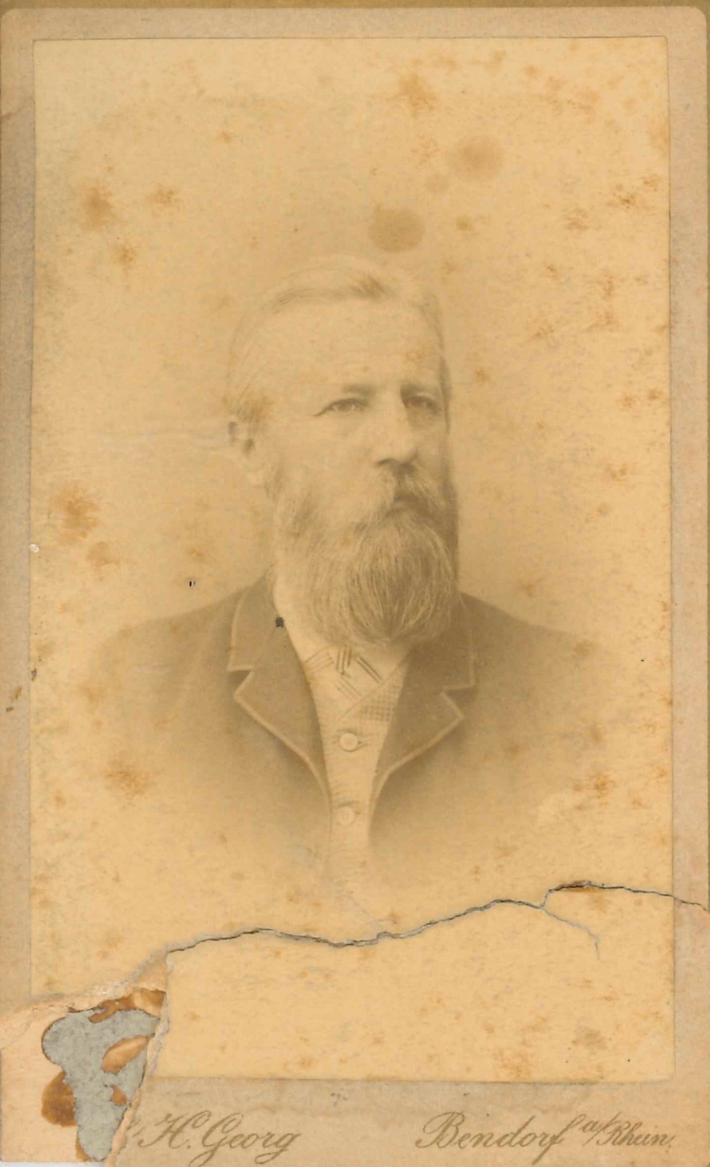 Portrait von Carl Lossen, 1870 (REM CC BY-NC-SA)