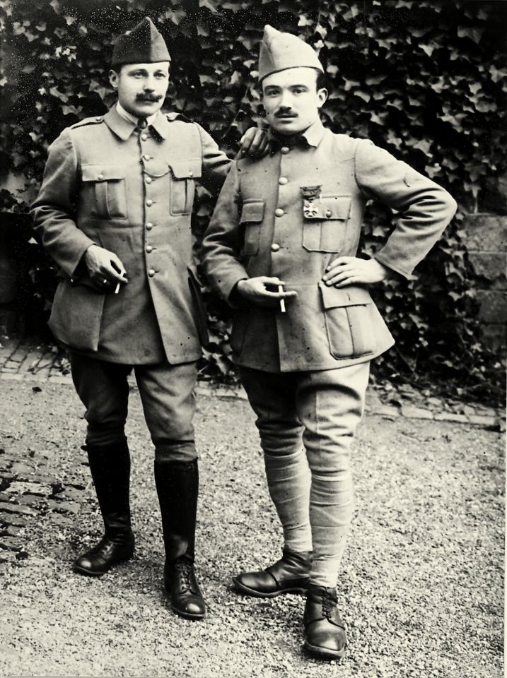 Gruppenbild von unbekannten französischen Soldaten, Speyer, um 1920/30 (Historisches Museum der Pfalz, Speyer CC BY)