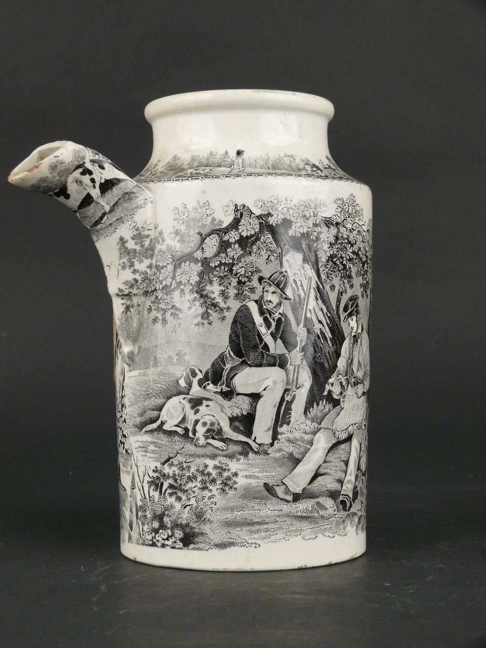 Milchkanne mit "Jagdszene" (Historisches Museum der Pfalz, Speyer CC BY)
