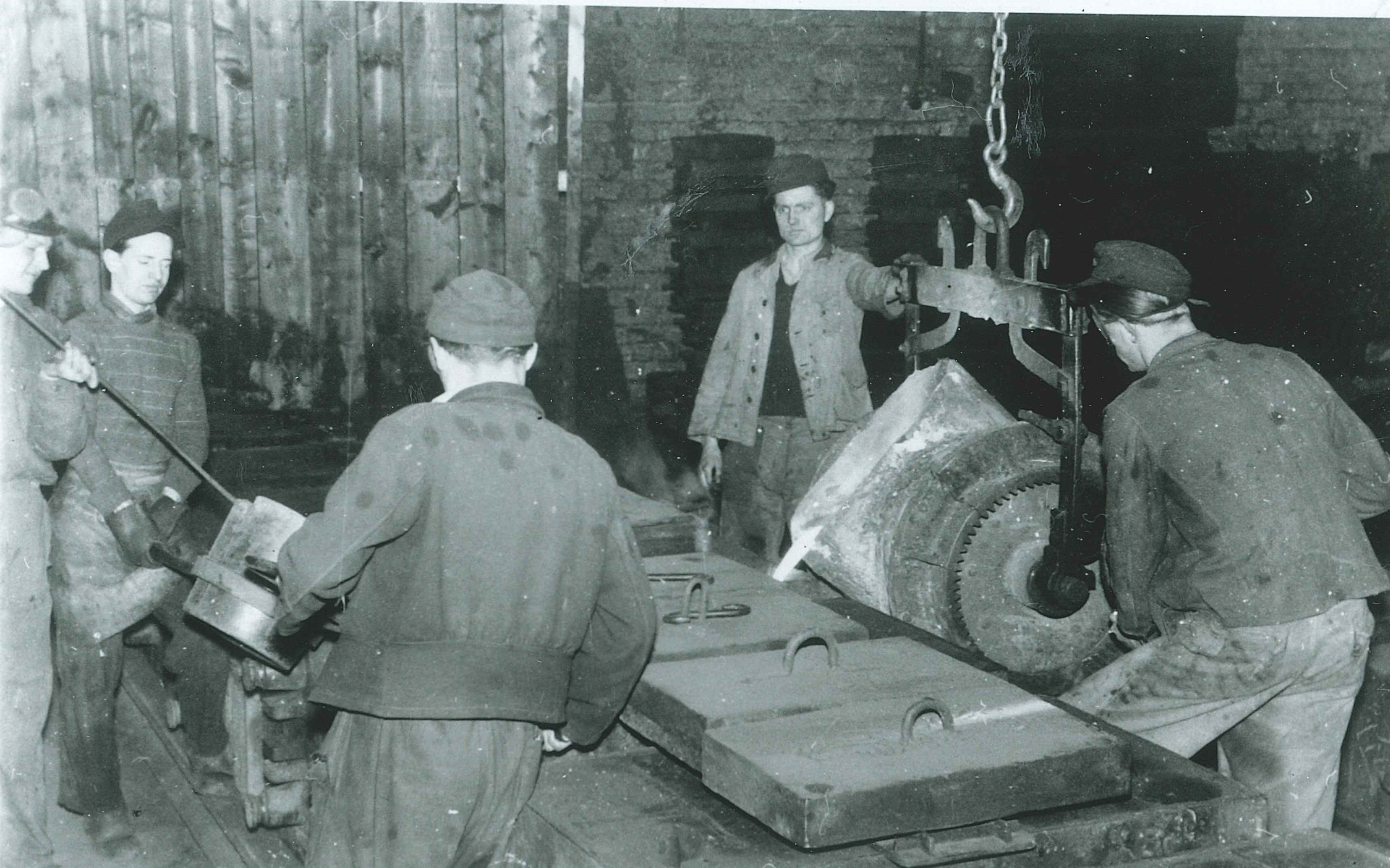 Arbeiter der Concordia-Hütte Mülhofen (REM CC BY-NC-SA)