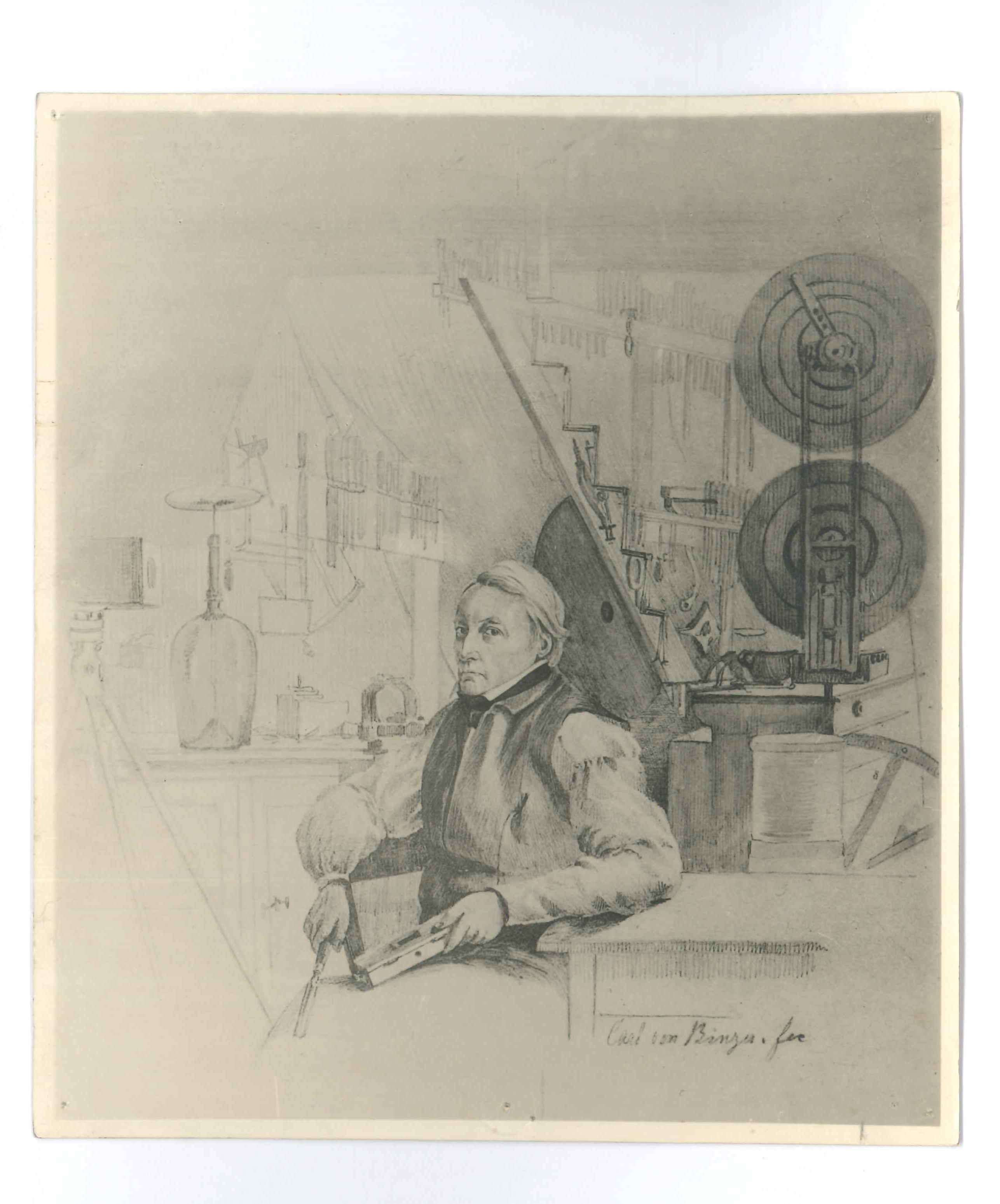 Carl Ludwig Althans, Zeichnung von Carl von Binzer, 1835 (REM CC BY-NC-SA)