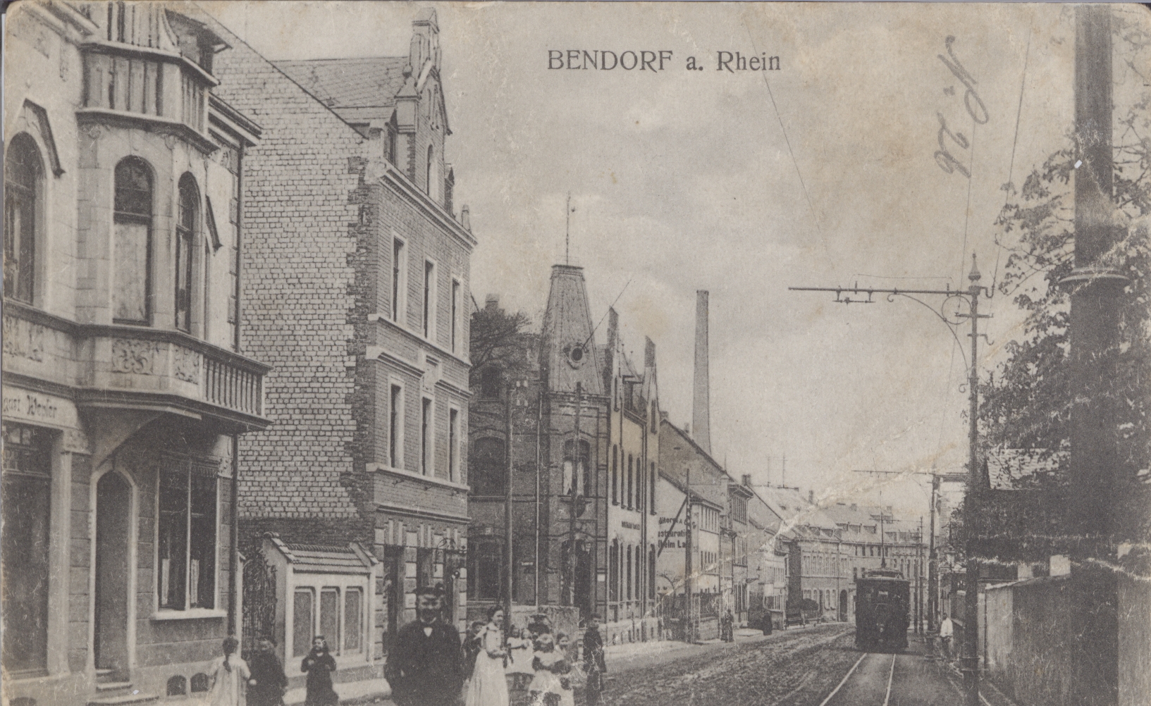 Bendorf Hauptstraße am Stadtpark, um 1907 (REM CC BY-NC-SA)