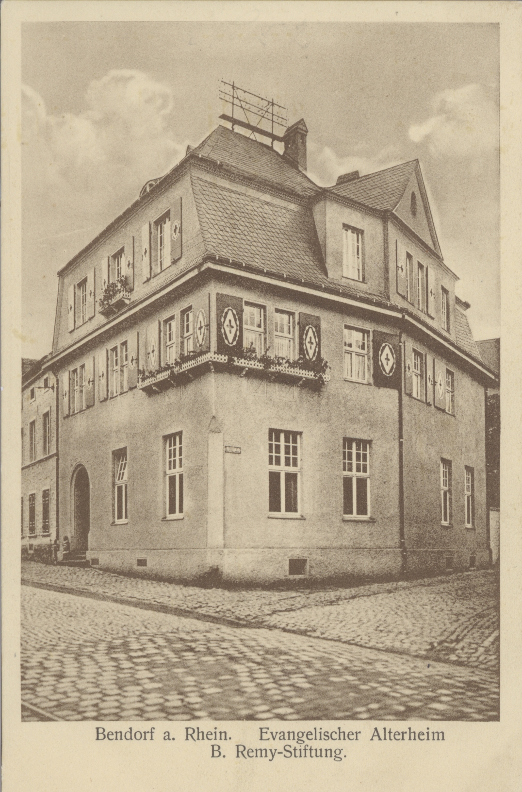 Das evangelische Altersheim der B. Remy Stiftung in Bendorf, 1910 (REM CC BY-NC-SA)