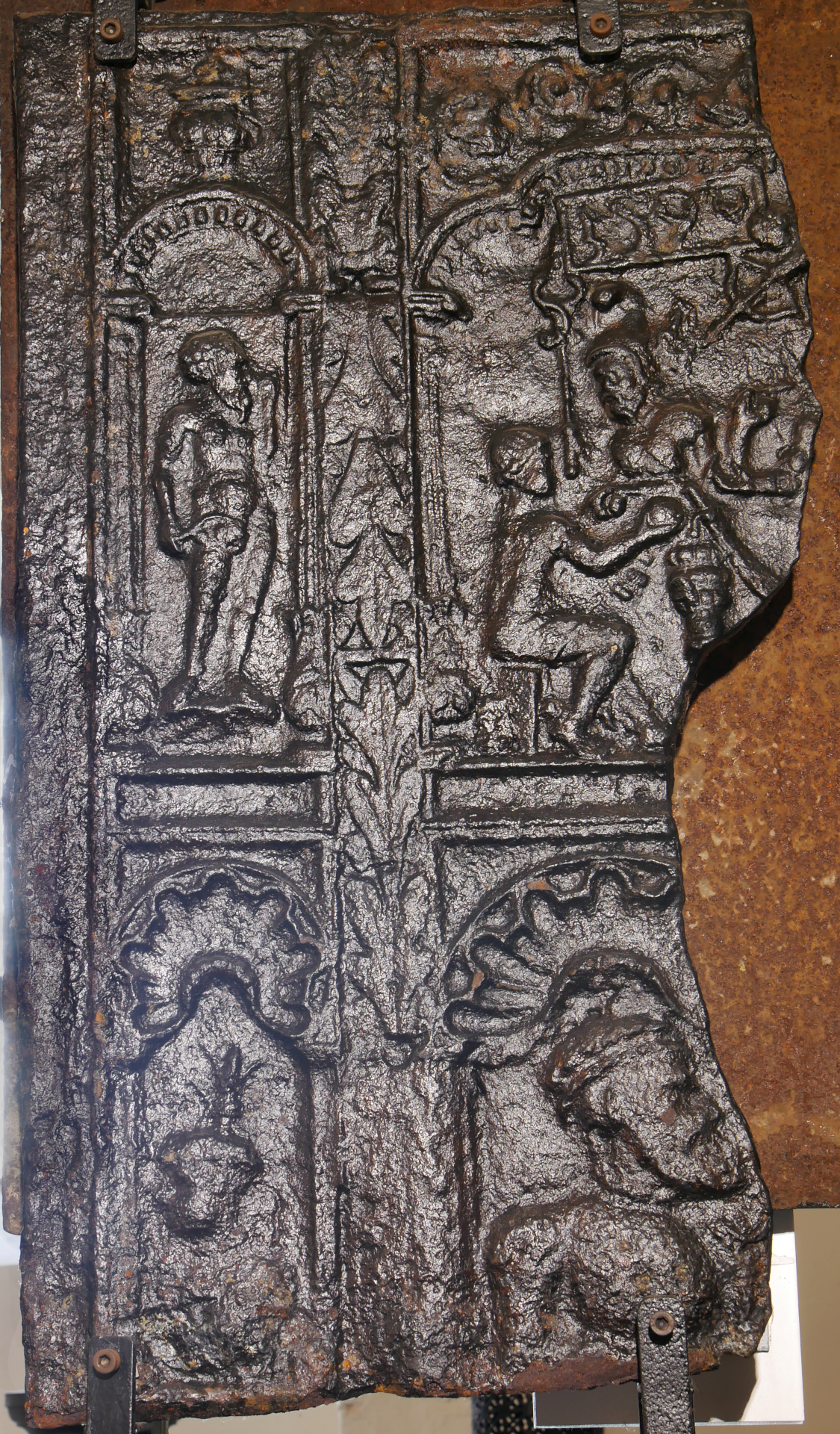 Takenplatte, Herkules, Paris (Volkskunde- und Freilichtmuseum Roscheider Hof CC0)