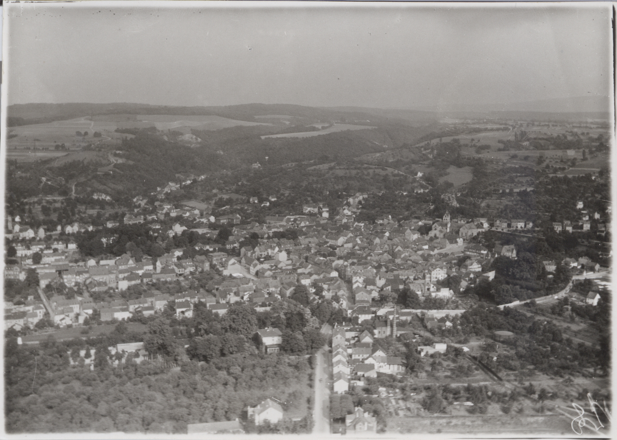 Bendorf am Rhein, Luftaufnahme 1938 (REM CC BY-NC-SA)