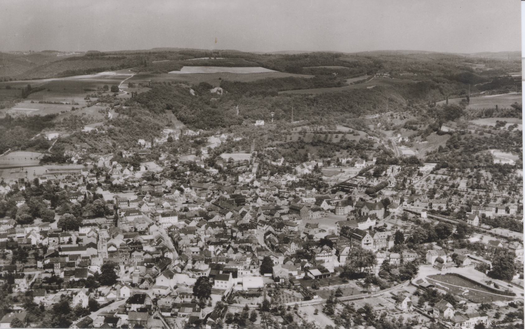 Bendorf am Rhein, Luftaufnahme 1956 (REM CC BY-NC-SA)