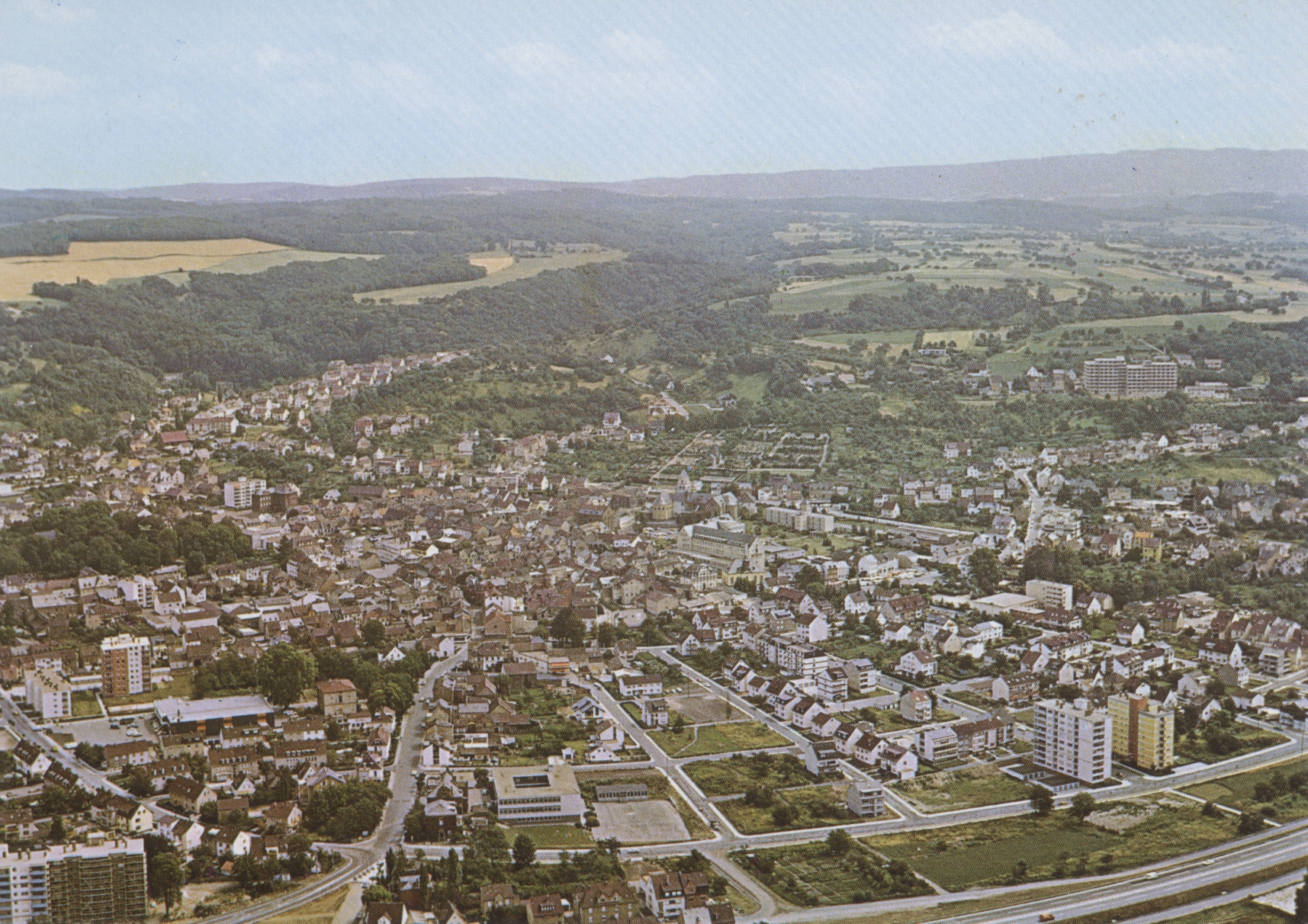 Bendorf am Rhein, Luftaufnahme 1975 (REM CC BY-NC-SA)