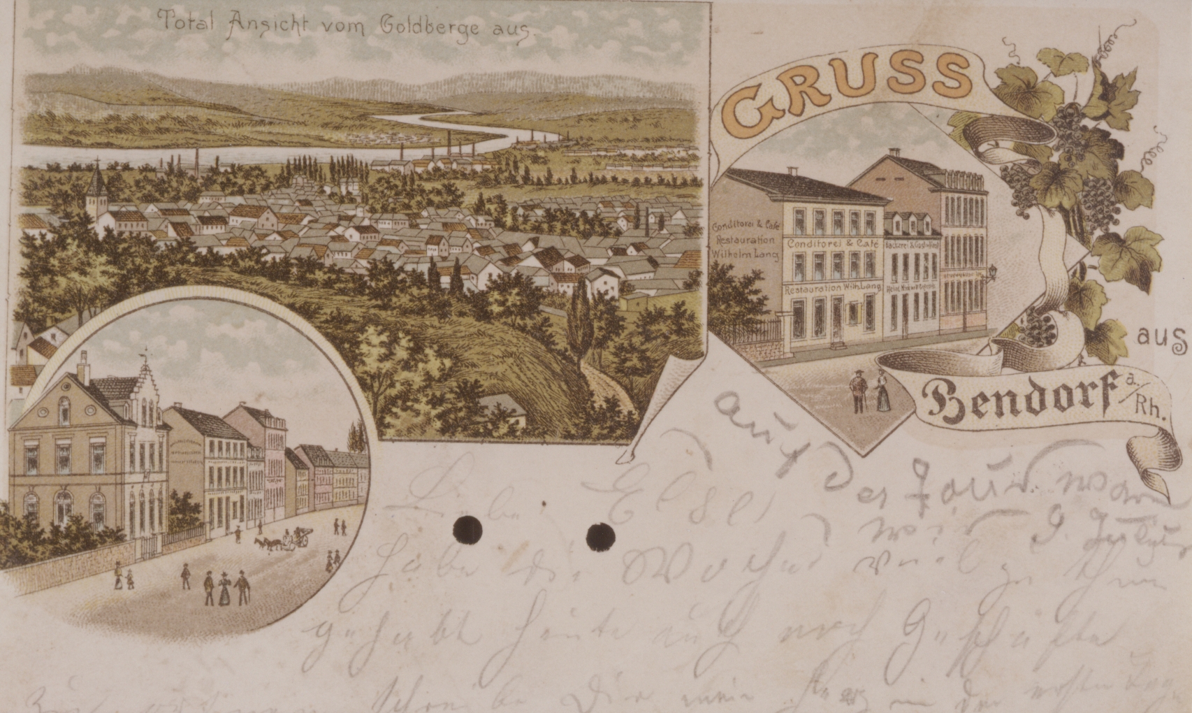 Ansichtskarte der Stadt Bendorf, vor 1900 (REM CC BY-NC-SA)