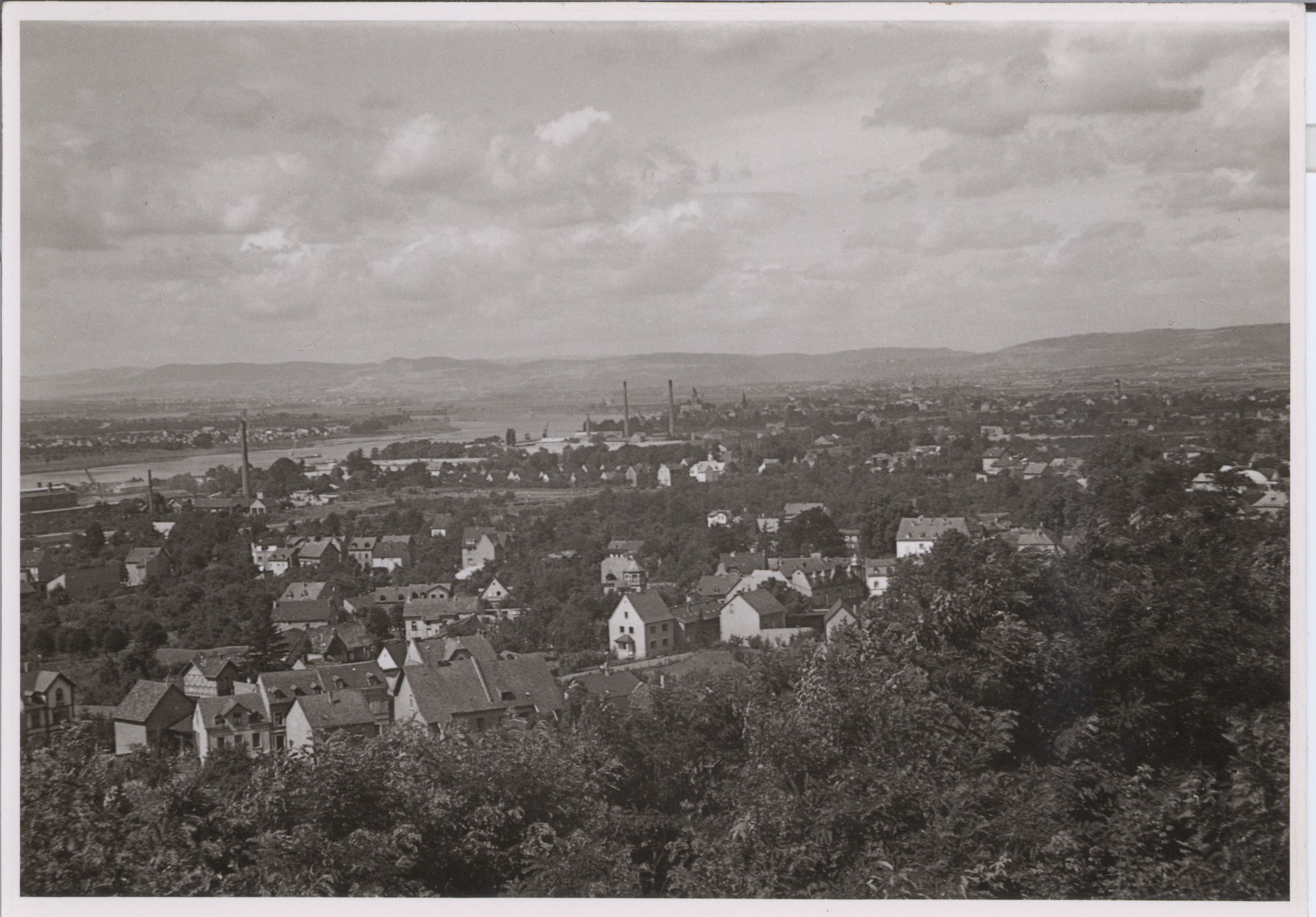 Blick über Bendorf, 1950er Jahre (REM CC BY-NC-SA)
