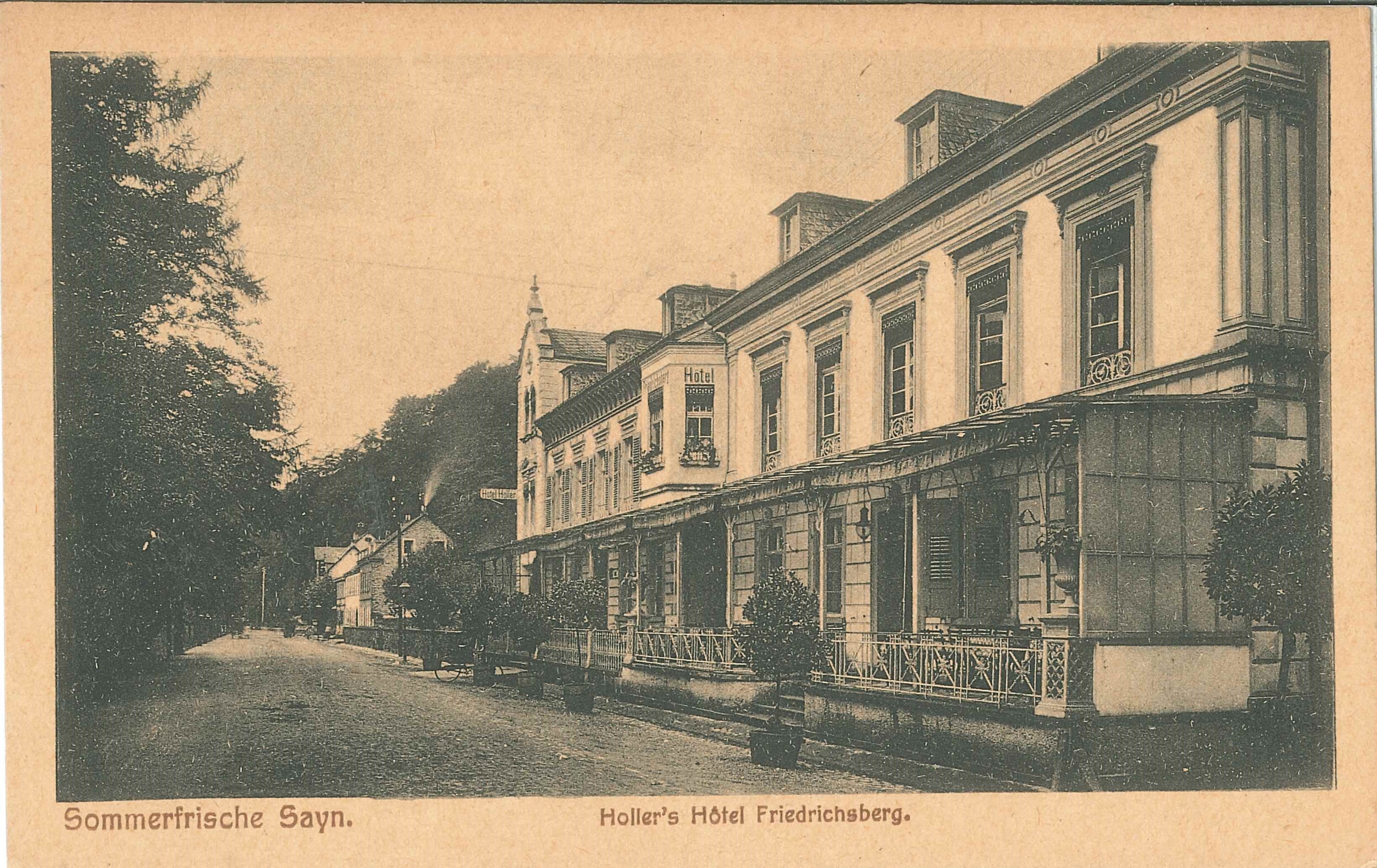 Holler's Hotel Friedrichsberg, Bendorf-Sayn, 1919 (REM CC BY-NC-SA)