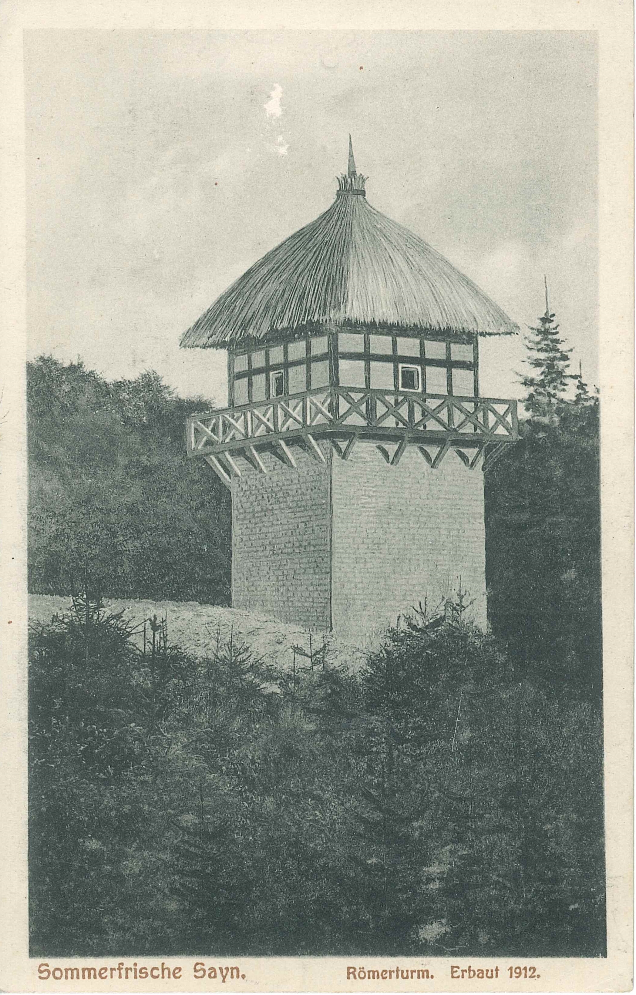 Der Römerturm am Pulverberg, Bendorf, 1912 (REM CC BY-NC-SA)