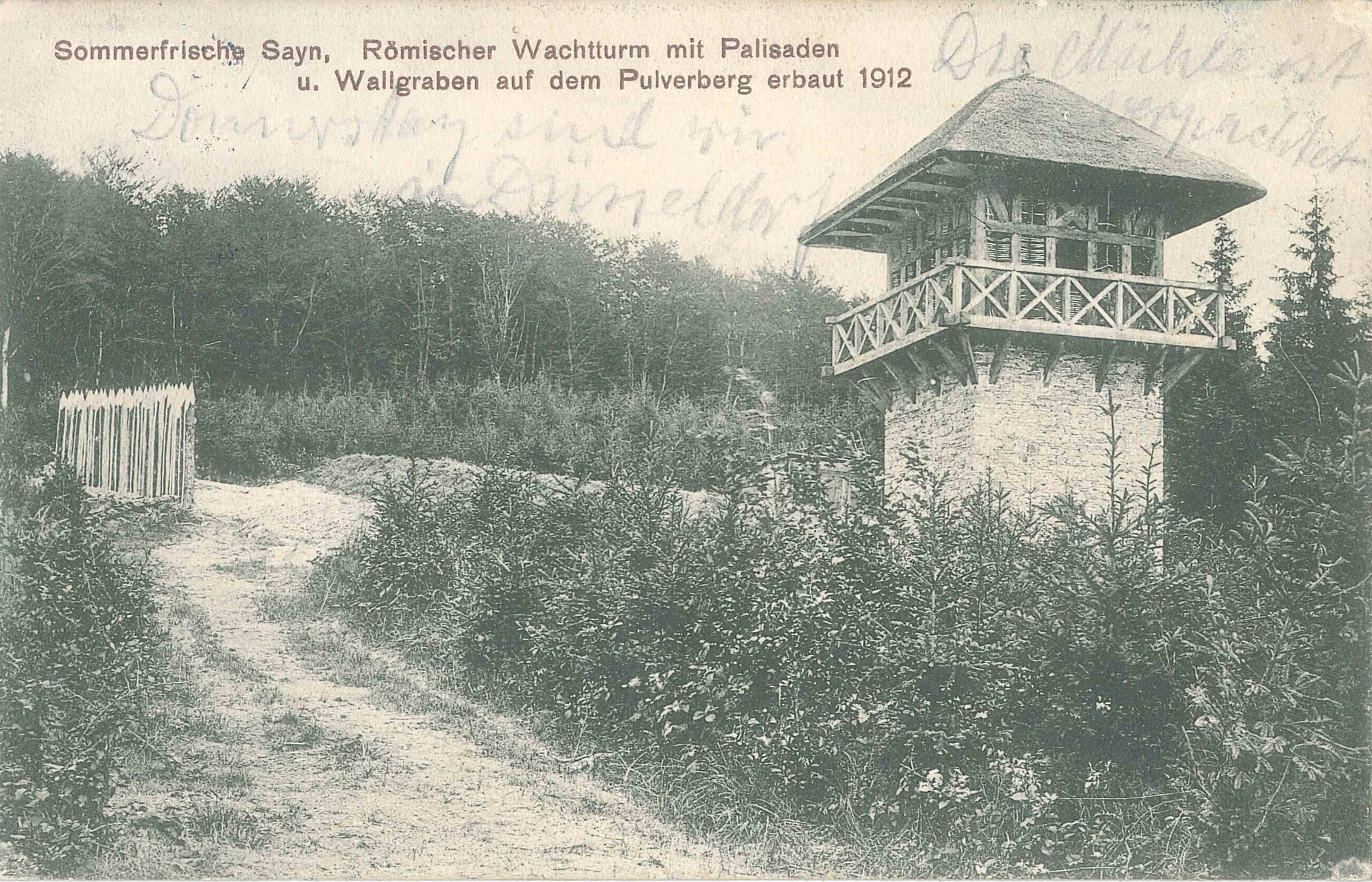 Der Römerturm am Pulverberg, Bendorf, 1913 (REM CC BY-NC-SA)