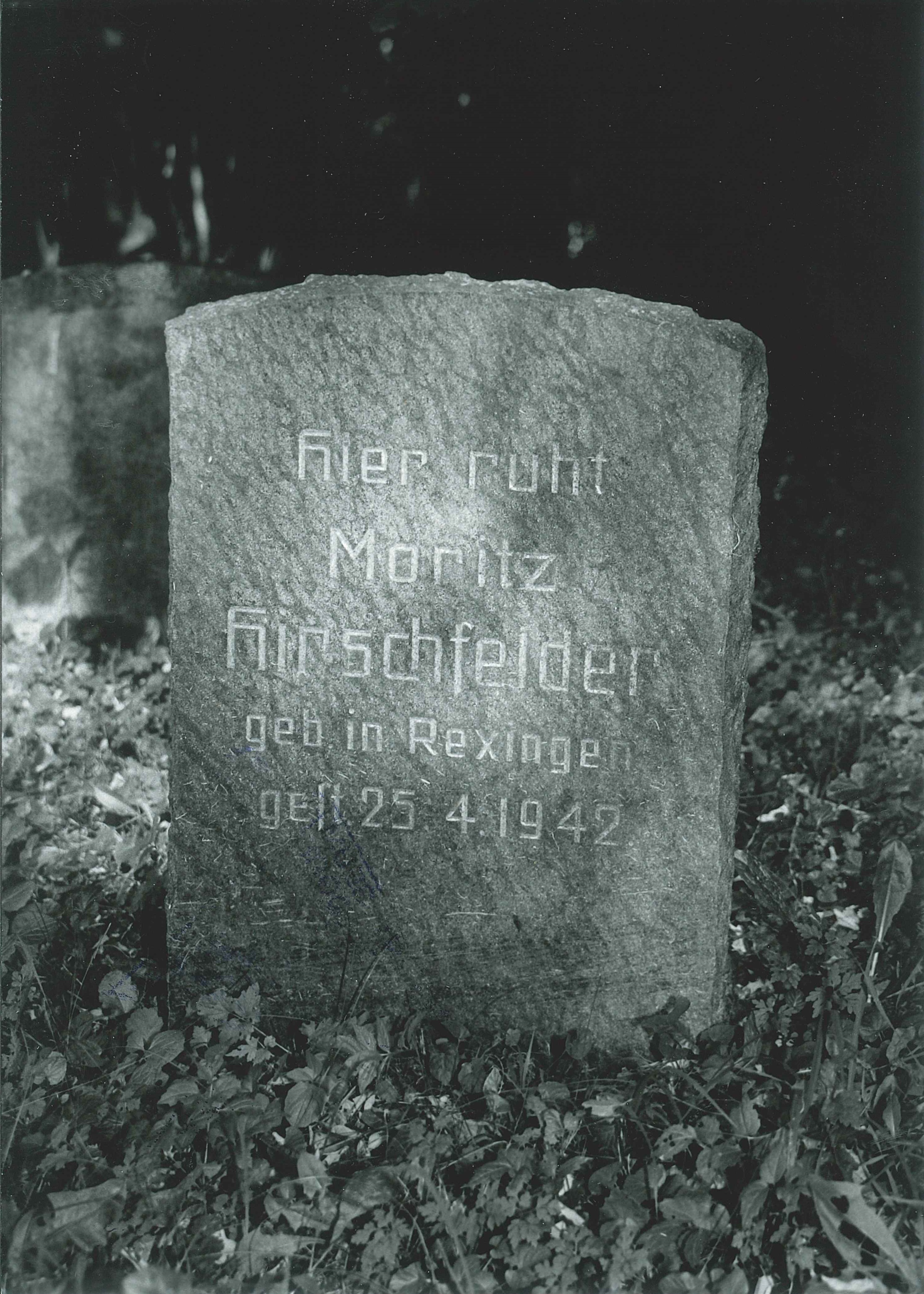 Grabstein "Moritz Hirschfelder", jüdischer Friedhof Sayn (REM CC BY-NC-SA)