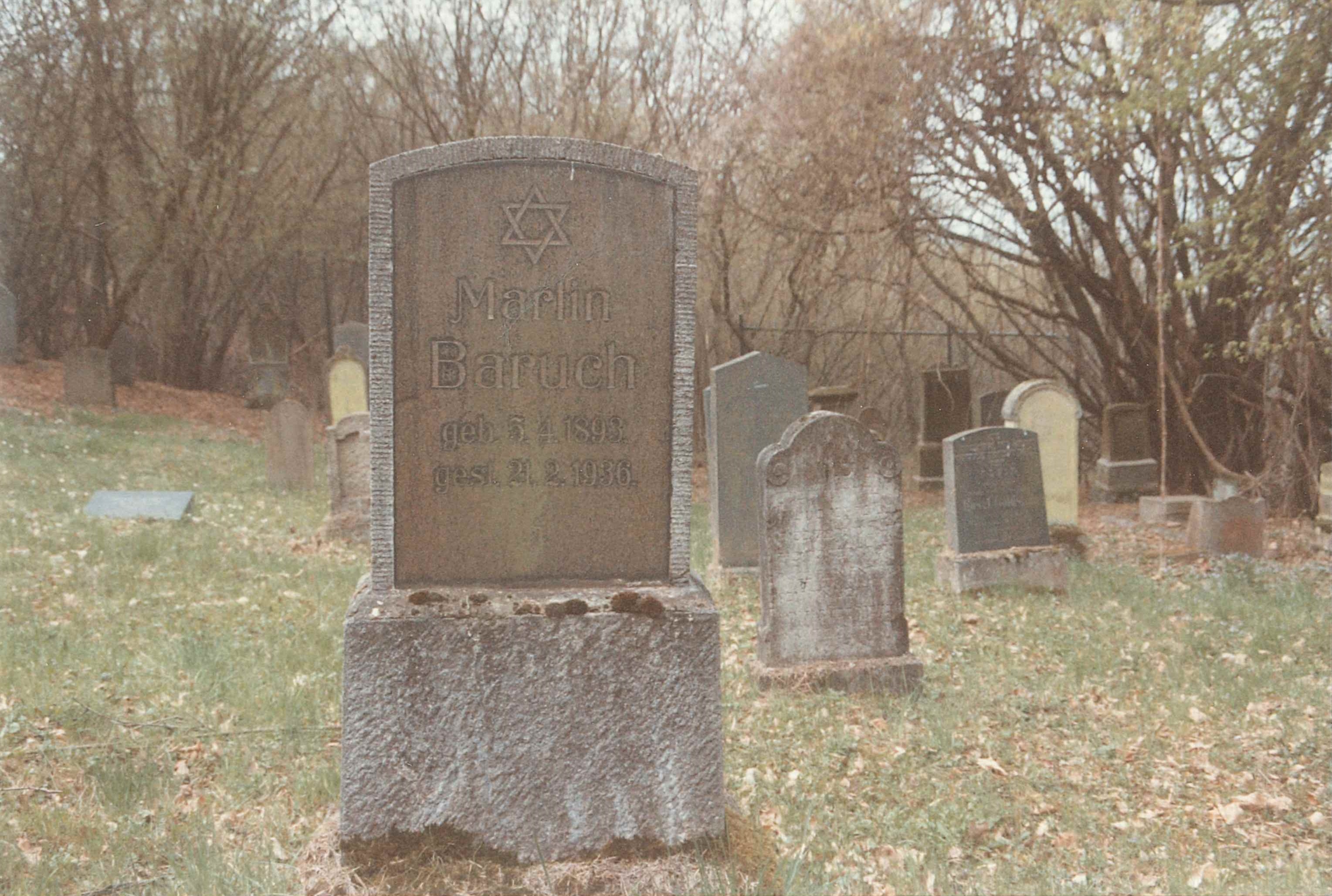 Grabstein "Martin Baruch", jüdischer Friedhof Sayn (REM CC BY-NC-SA)