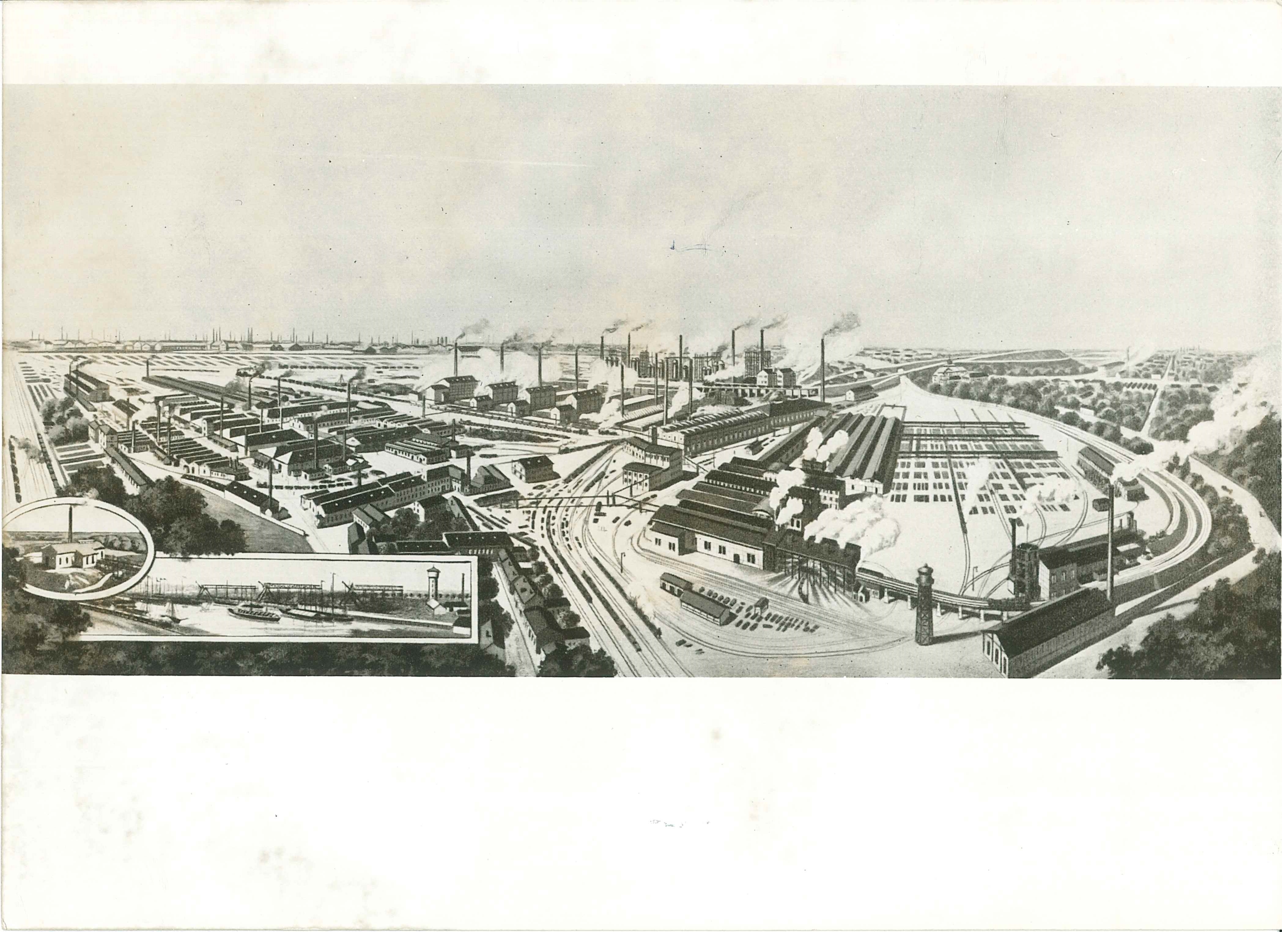 Die Rheinischen Stahlwerke in Duisburg um 1900 (REM CC BY-NC-SA)