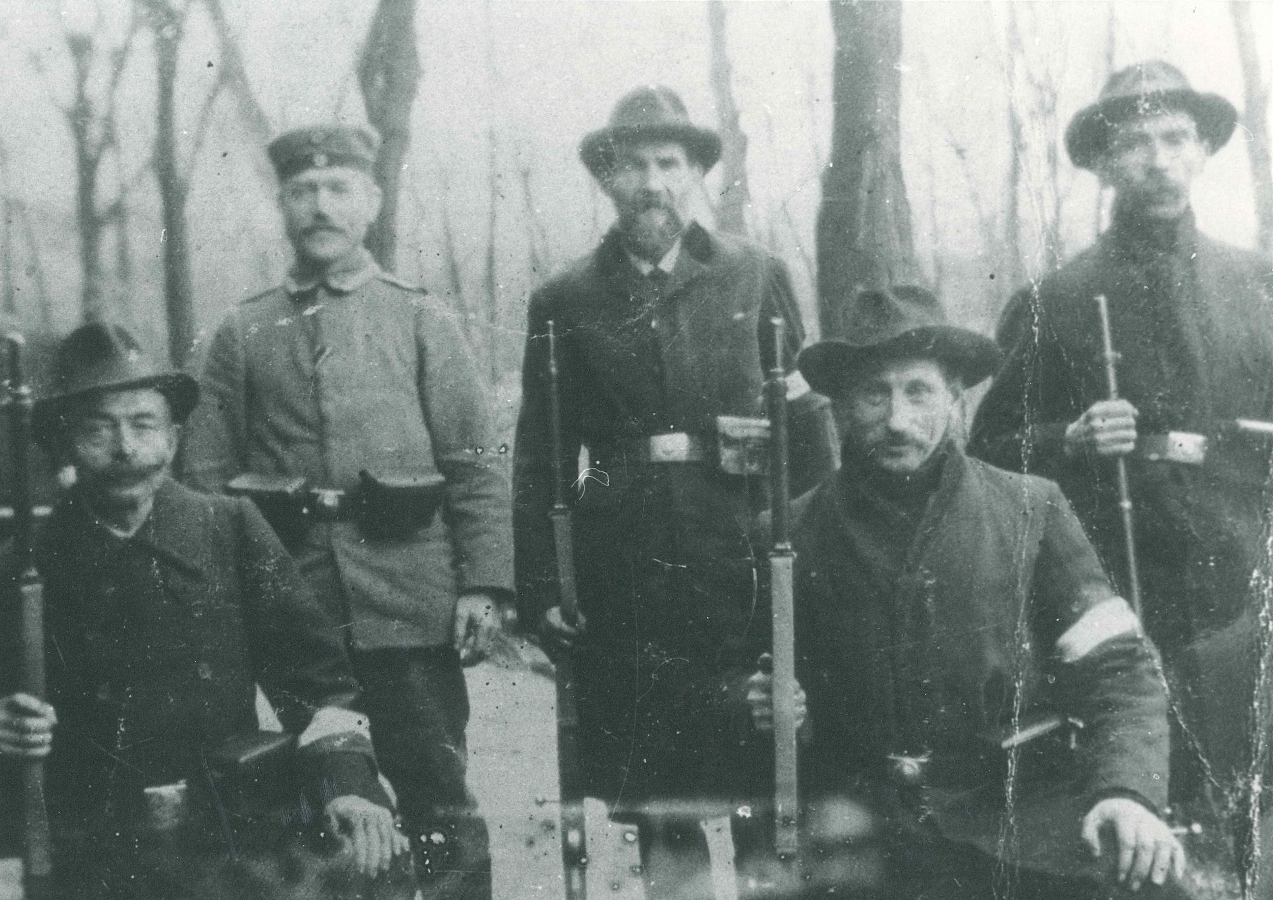 Zivilisten nach dem Ersten Weltkrieg in Sayn, 1919 (REM CC BY-NC-SA)