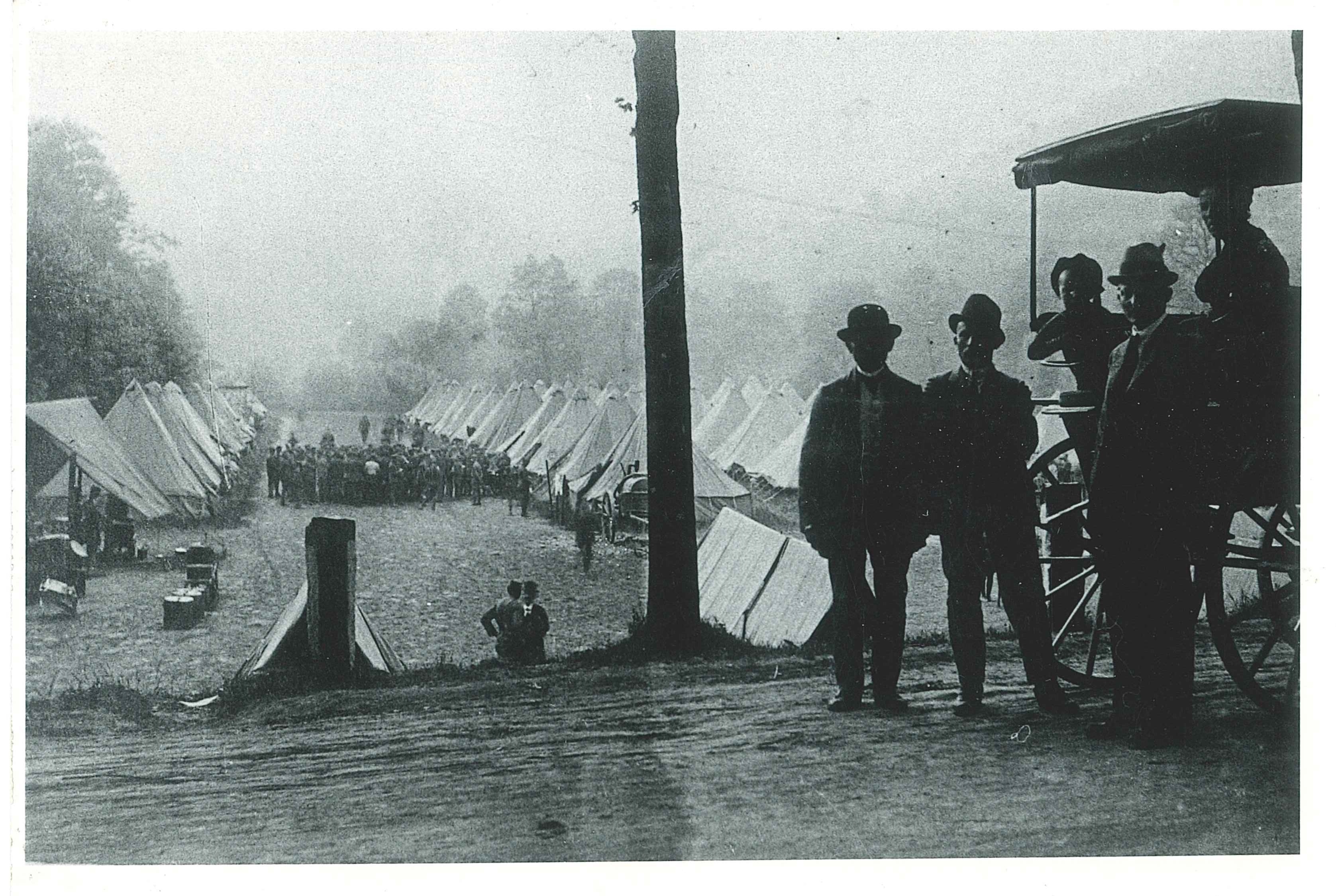 Bürgermeister Lerner, Amerikanisches Zeltlager im Sayntal, 1919 (REM CC BY-NC-SA)