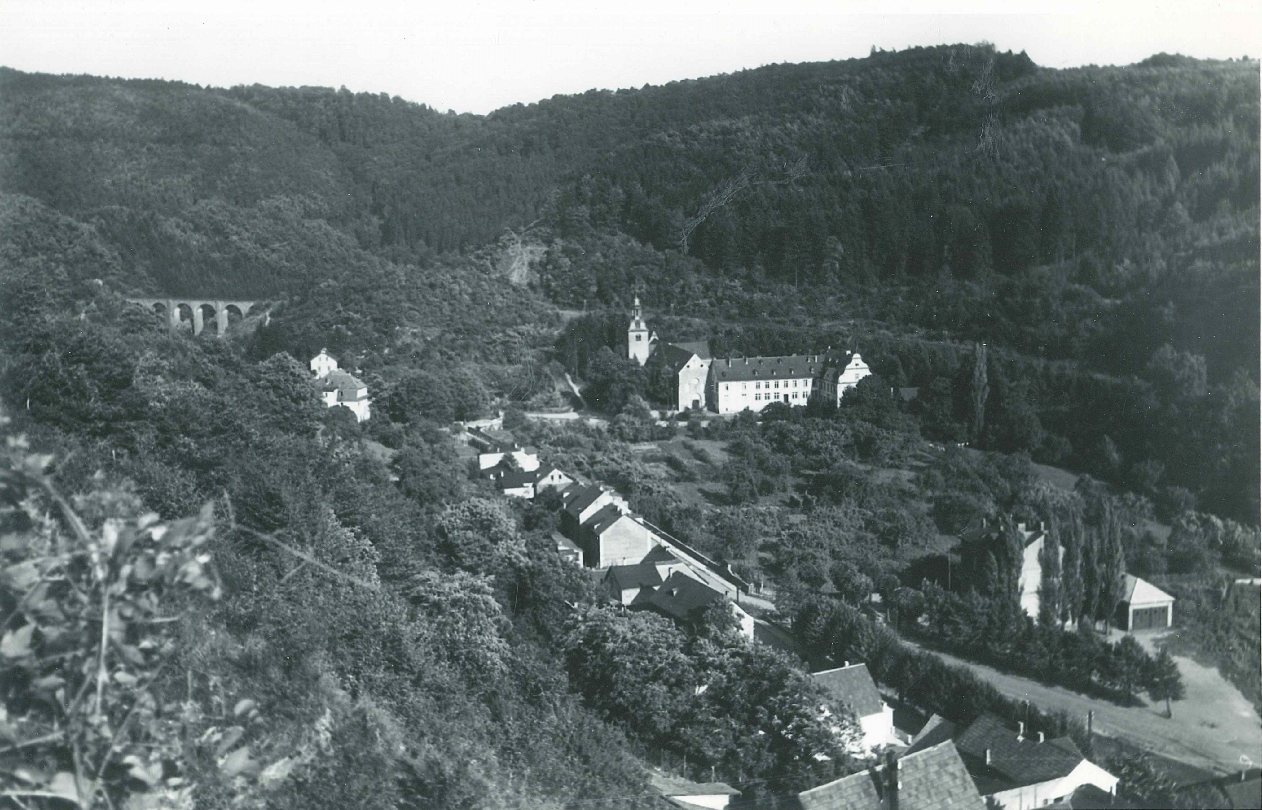 Blick in das Brexbachtal, Bendorf-Sayn, 1950er Jahre (REM CC BY-NC-SA)