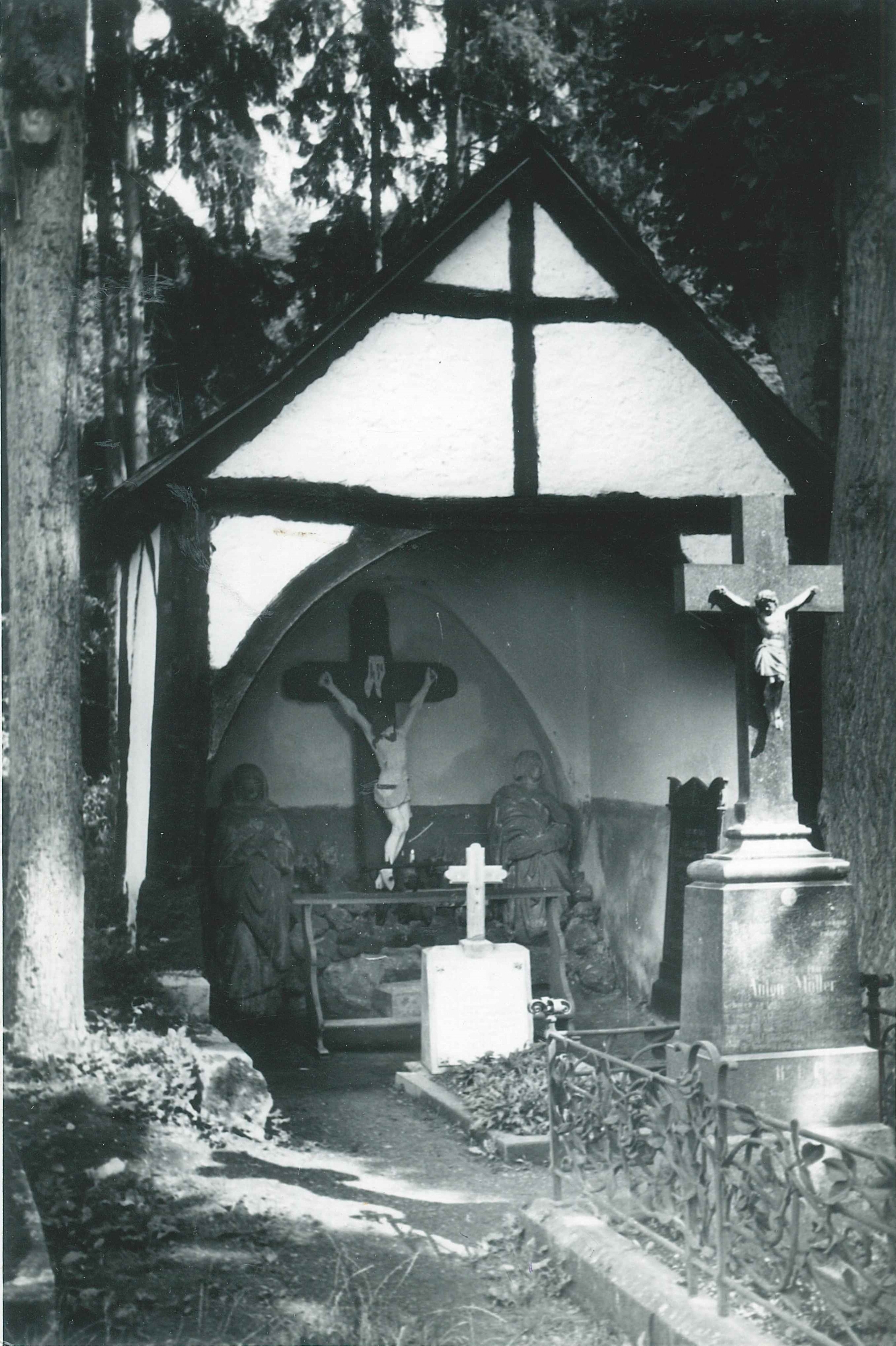 Alte Kapelle, Friedhof Bendorf-Sayn, 1950er Jahre (REM CC BY-NC-SA)