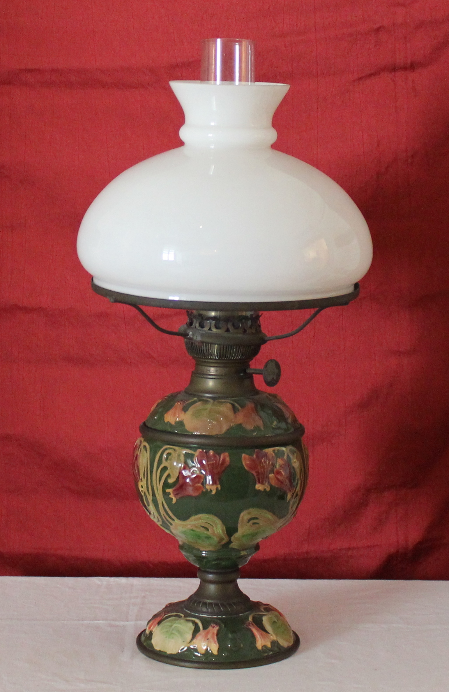 Lampe mit Schirm ("Metadorbrenner") (Museum für Weinbau und Stadtgeschichte, Edenkoben CC BY-NC-SA)